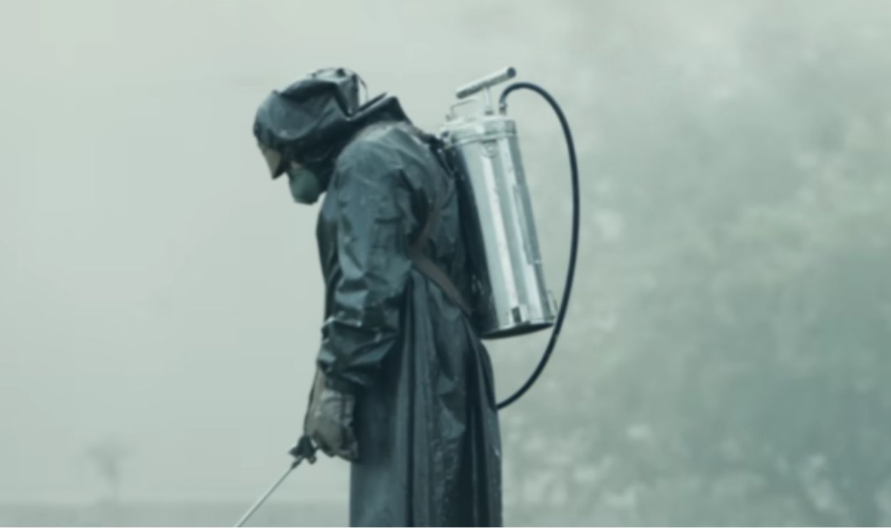 Screenshot from movie Chernobyl (2019)