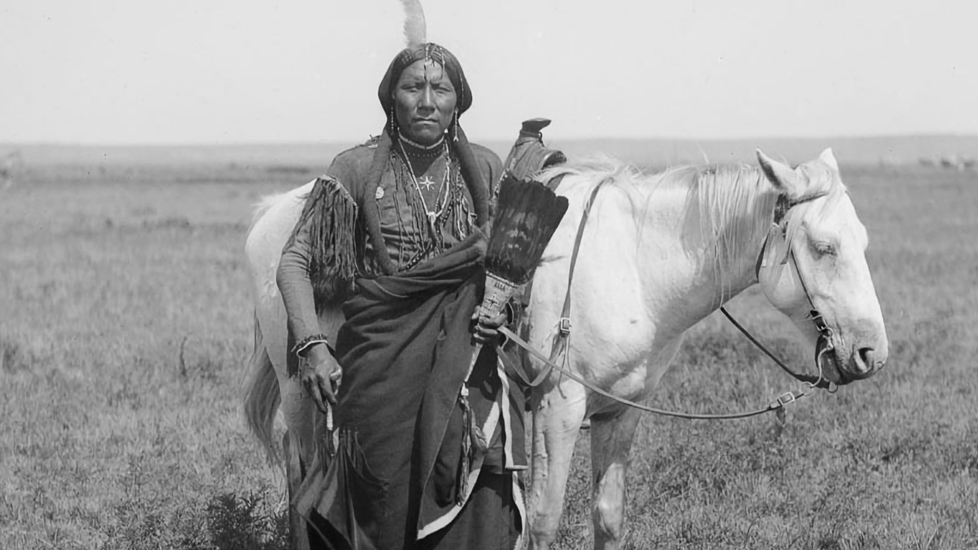 File:Ako, a Comanche warrior and horse -.jpg
