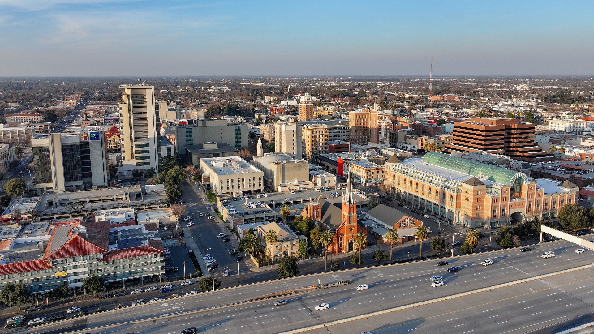 File:Aerial view of Stockton, California skyline.jpg