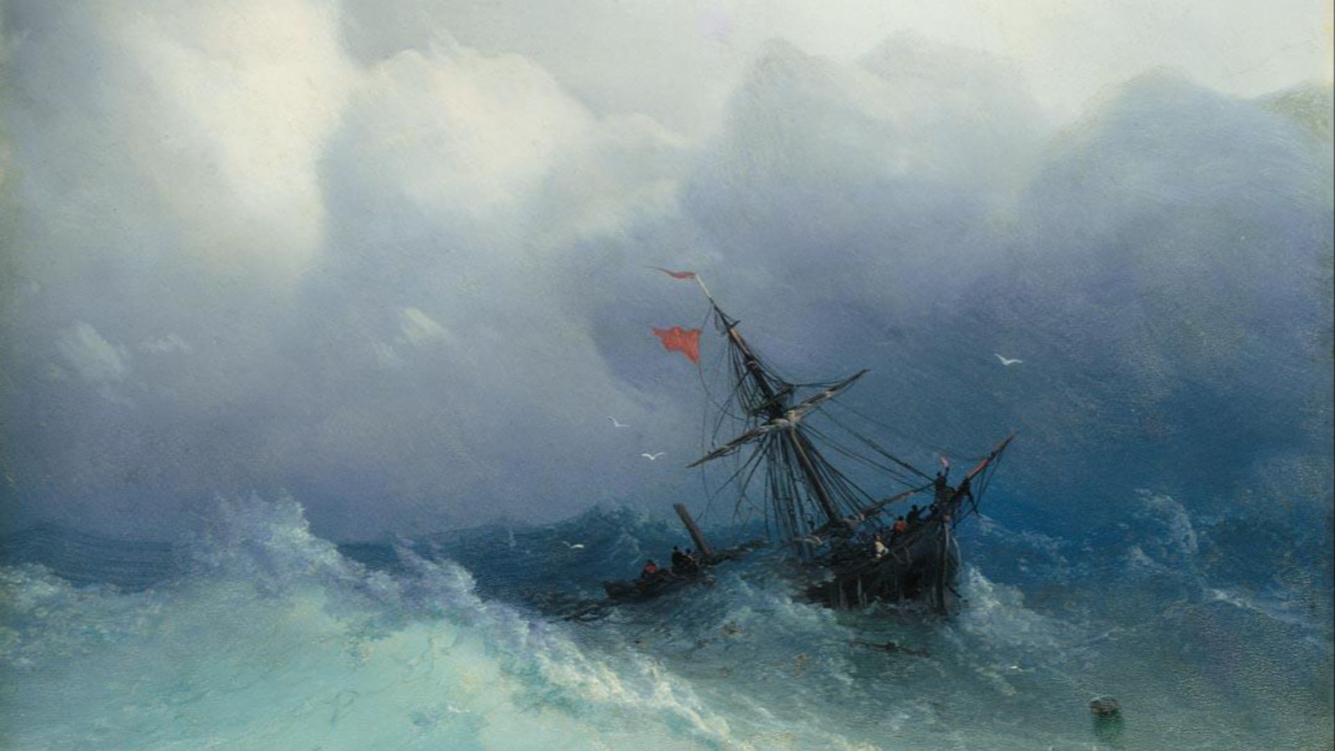 File:Ivan Konstantinovich Aivazovsky - Shipwreck on Stormy Seas, 1886.jpg