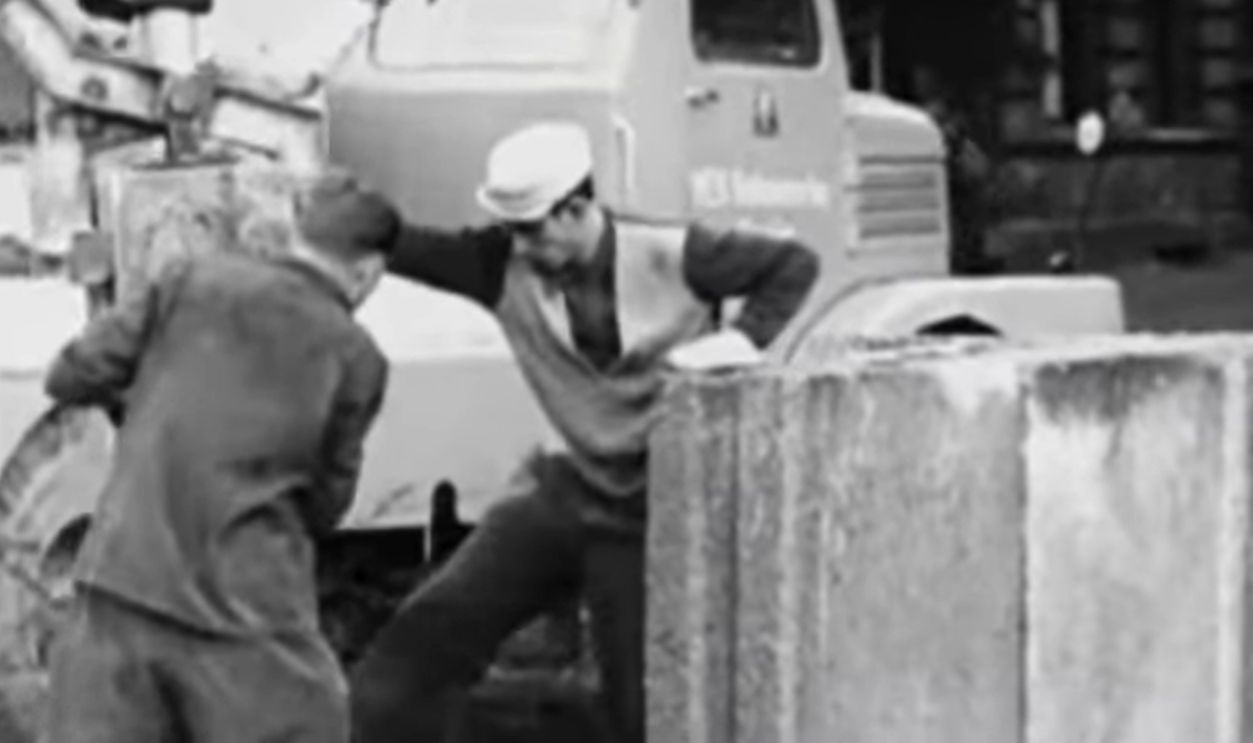 Berlin Wall Being Built (1961)