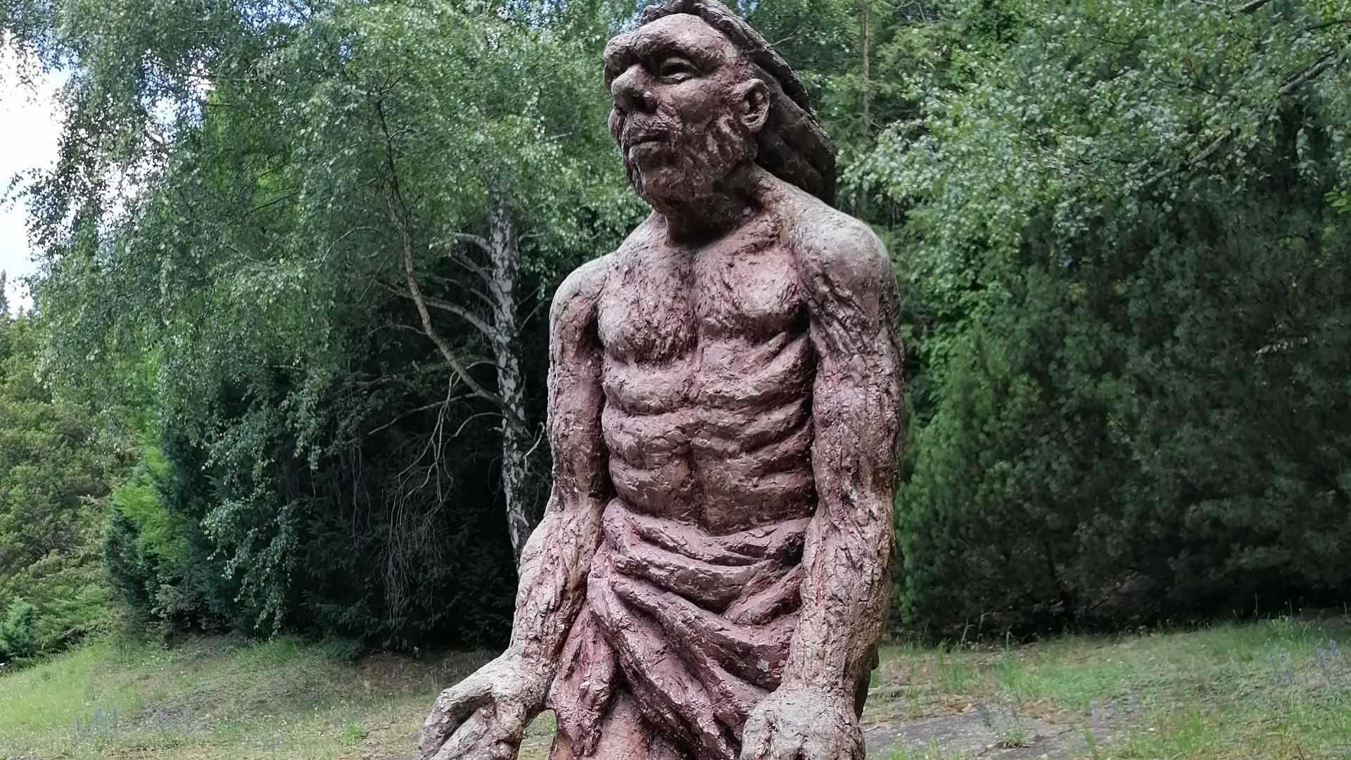 File:20230711 Neanderthal Homo neanderthalensis Silesian Zoological Garden Chorzów Poland 01.jpg