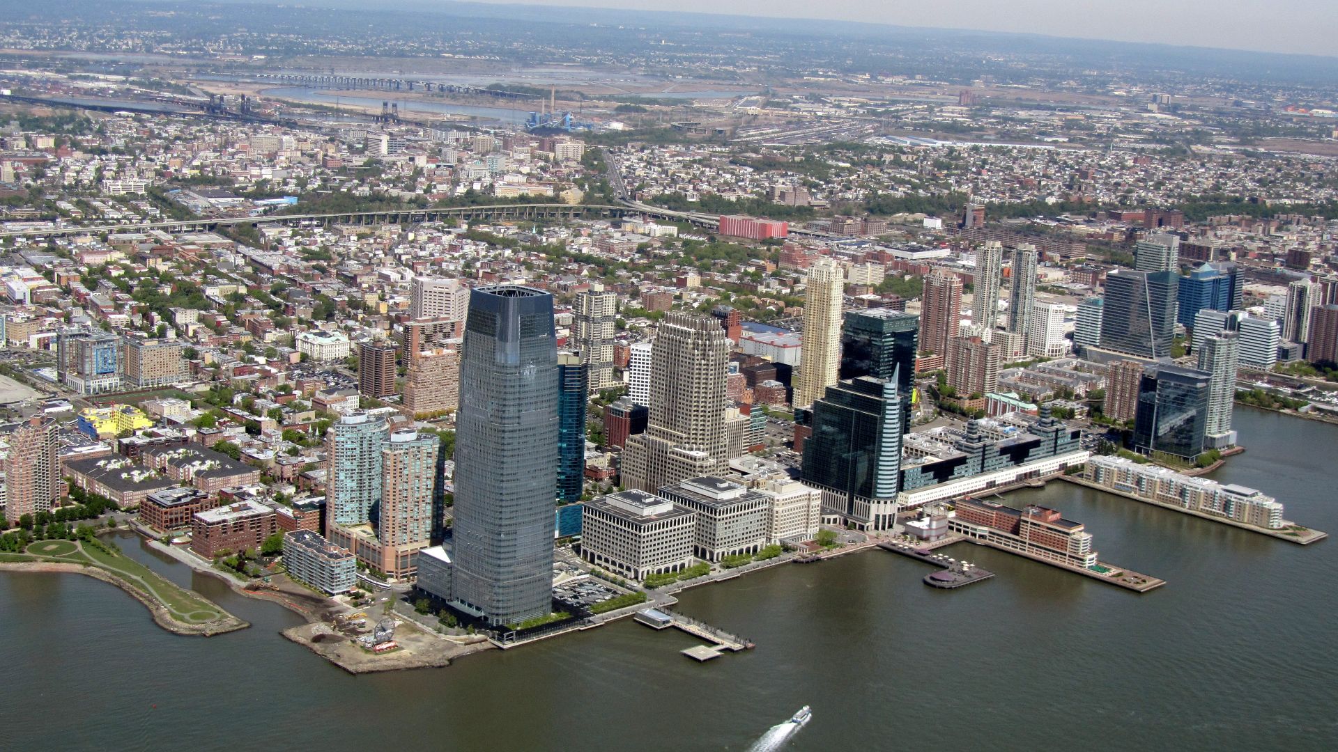 File:Jersey City from a helicopter.jpg