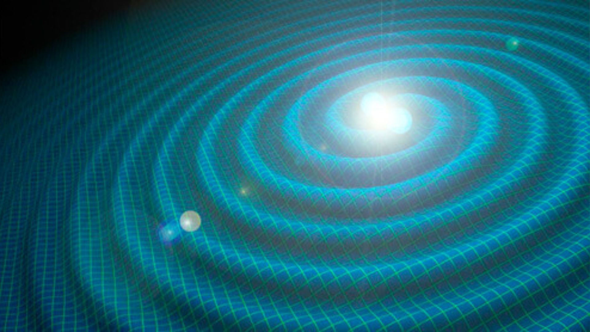 File:Artist's conception of gravitational wave event showing possible emission of visible light (geminiann16011b).jpg