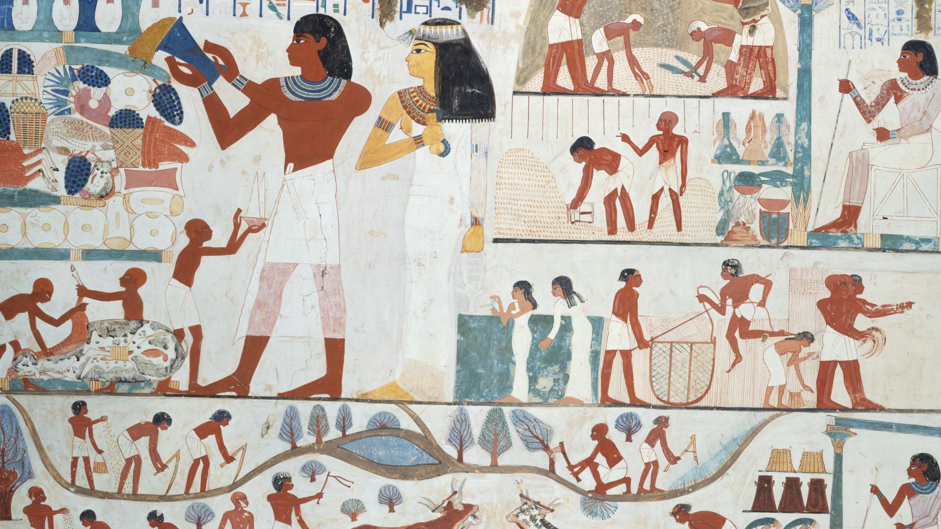 File:Agricultural Scenes, Tomb of Nakht MET DT306954.jpg