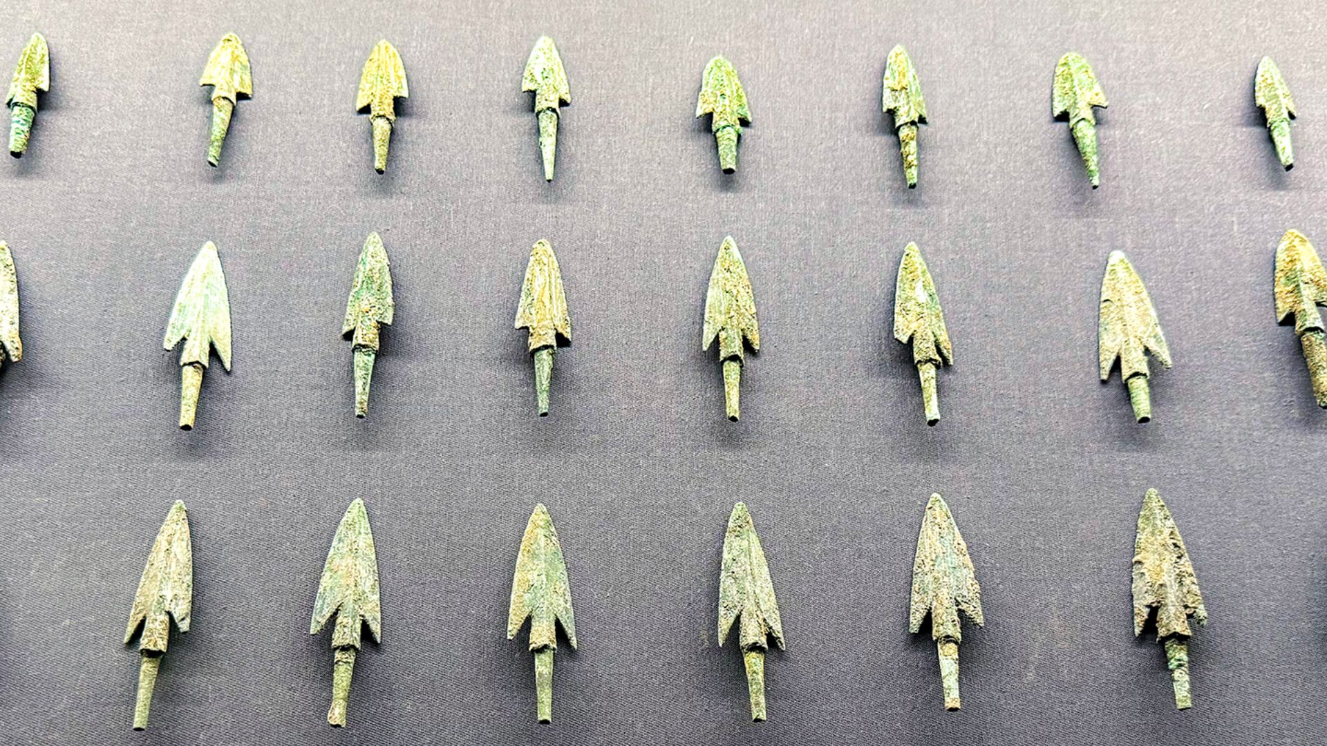 File:20240817 Bronze Arrowheads, Zhengzhou Shang City Site, Shang.jpg