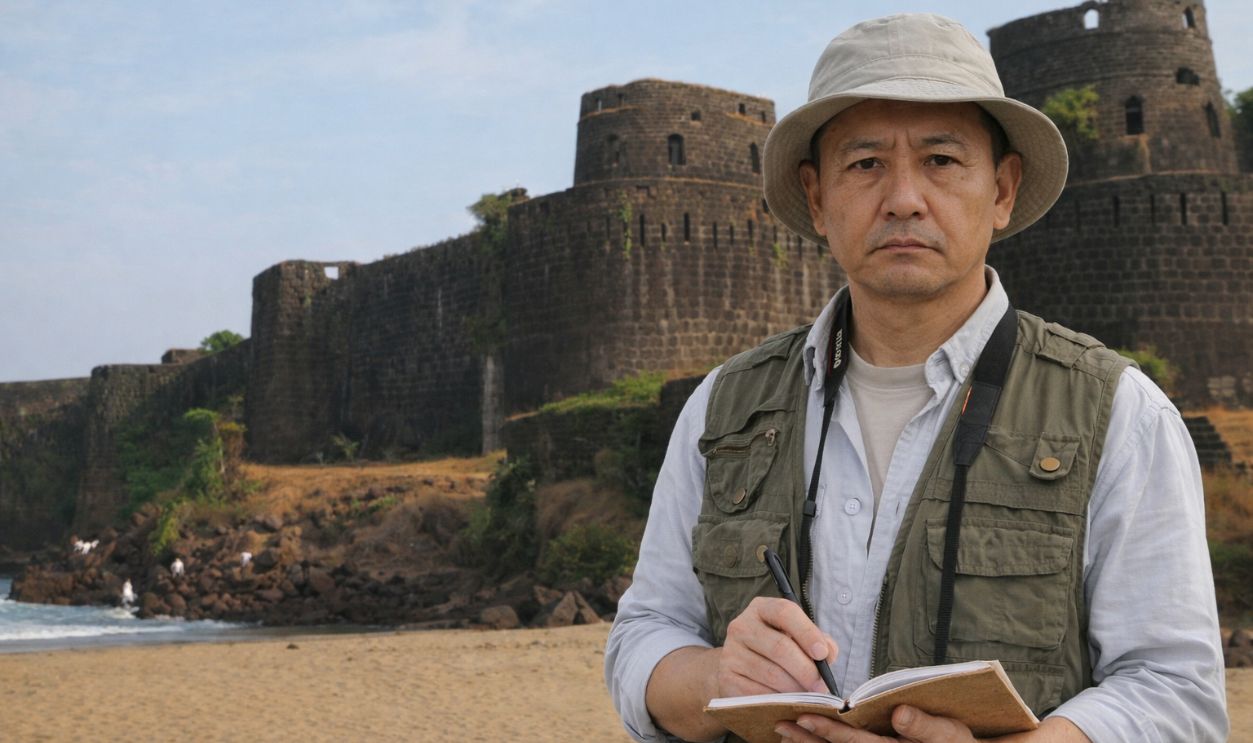 Archaeologist at Konkan coast