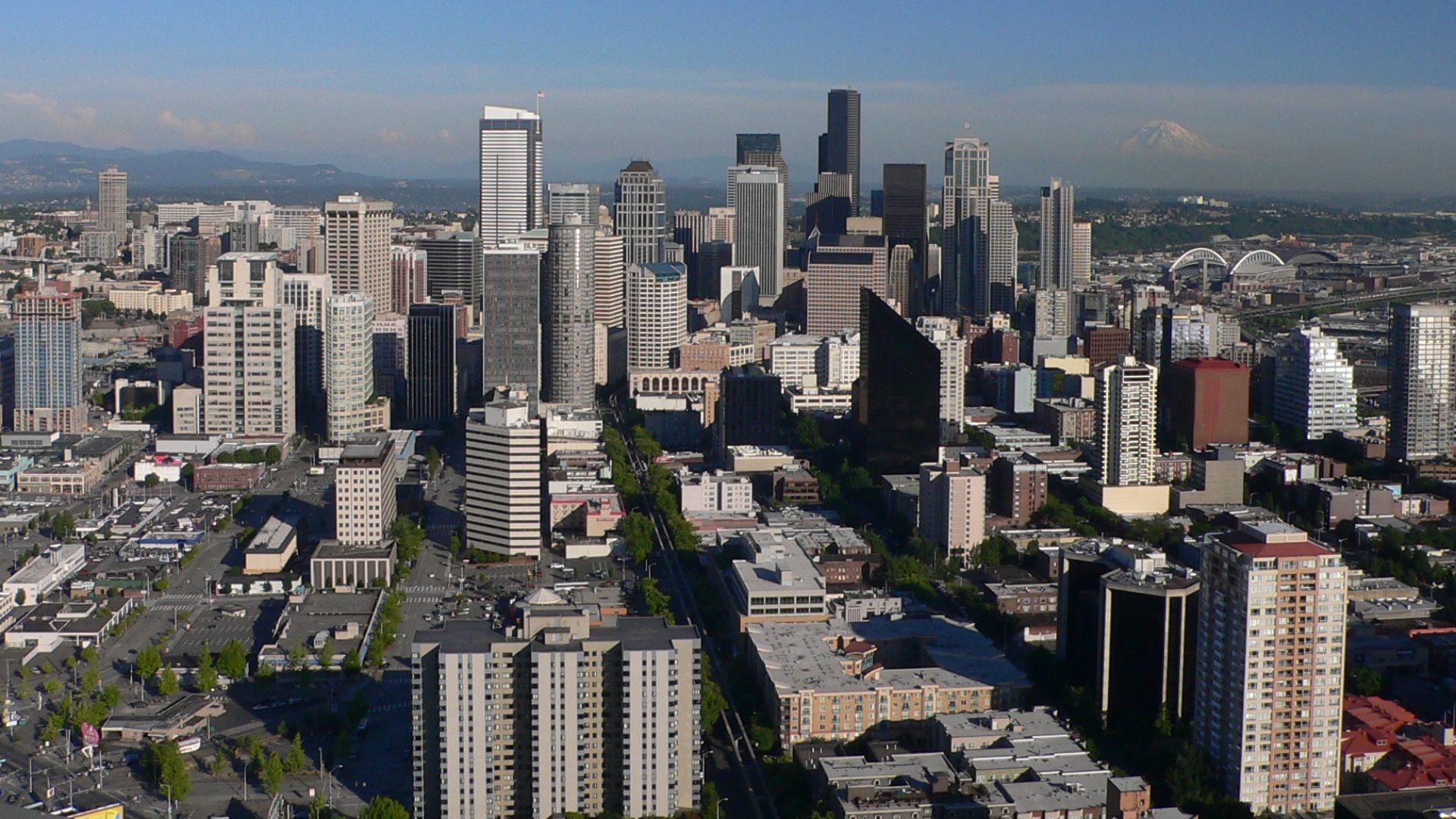 File:Seattle, Washington, downtown core.jpg