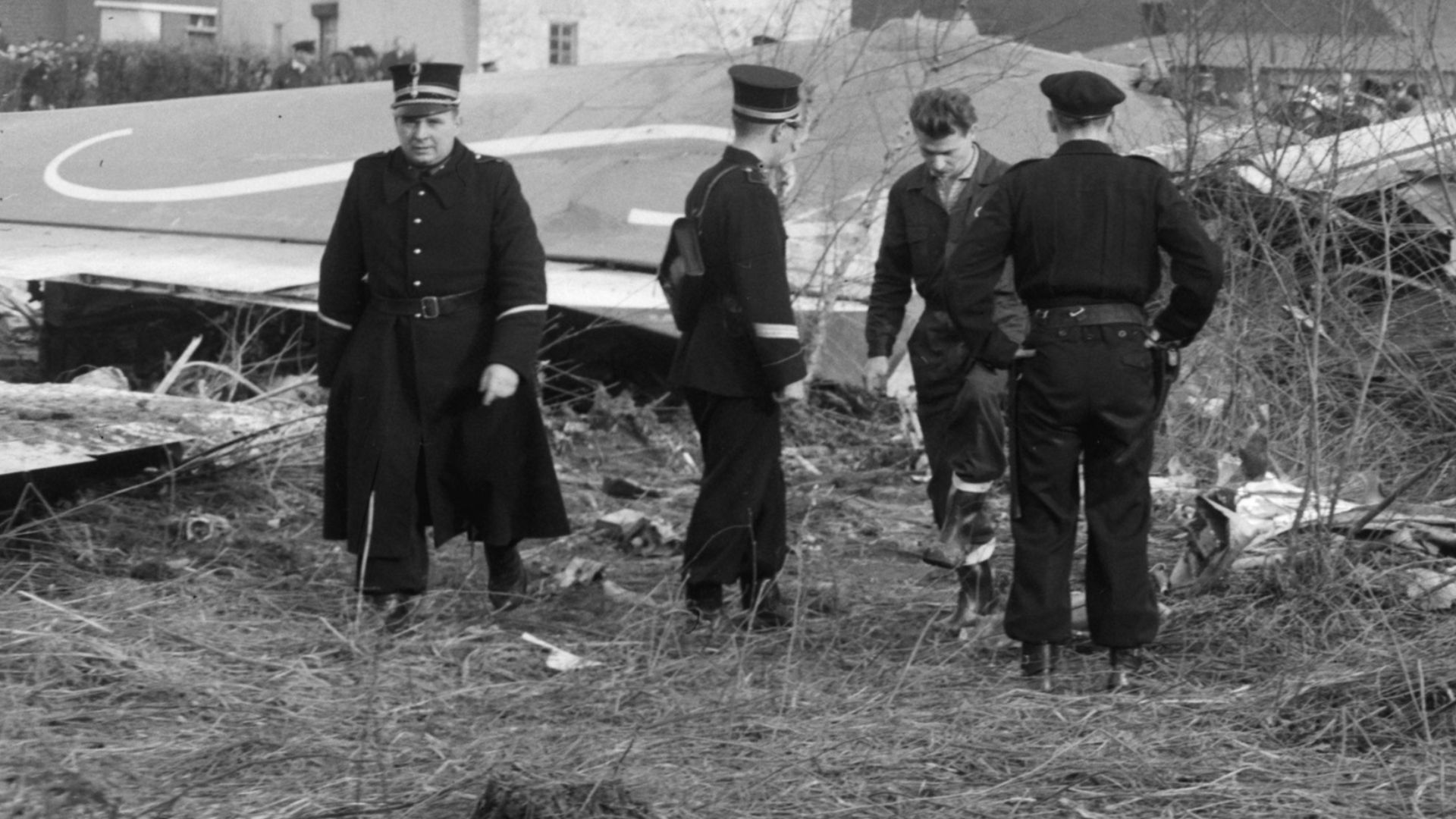 File:Ramp met Sabenavliegtuig bij Brussel, overzicht van de wrakstukken, Bestanddeelnr 912-1030.jpg