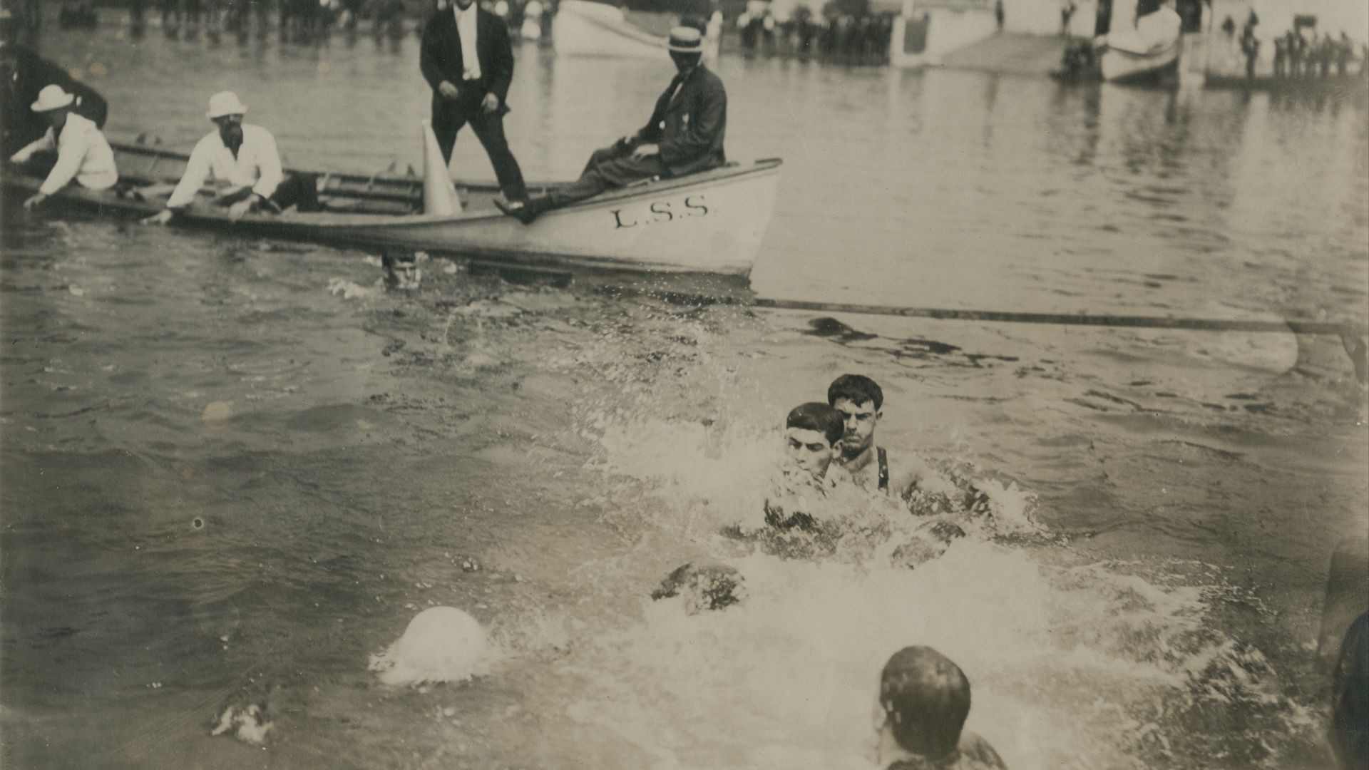 File:The New York and Chicago Water Polo teams in action during the 1904 Olympics championship match.jpg