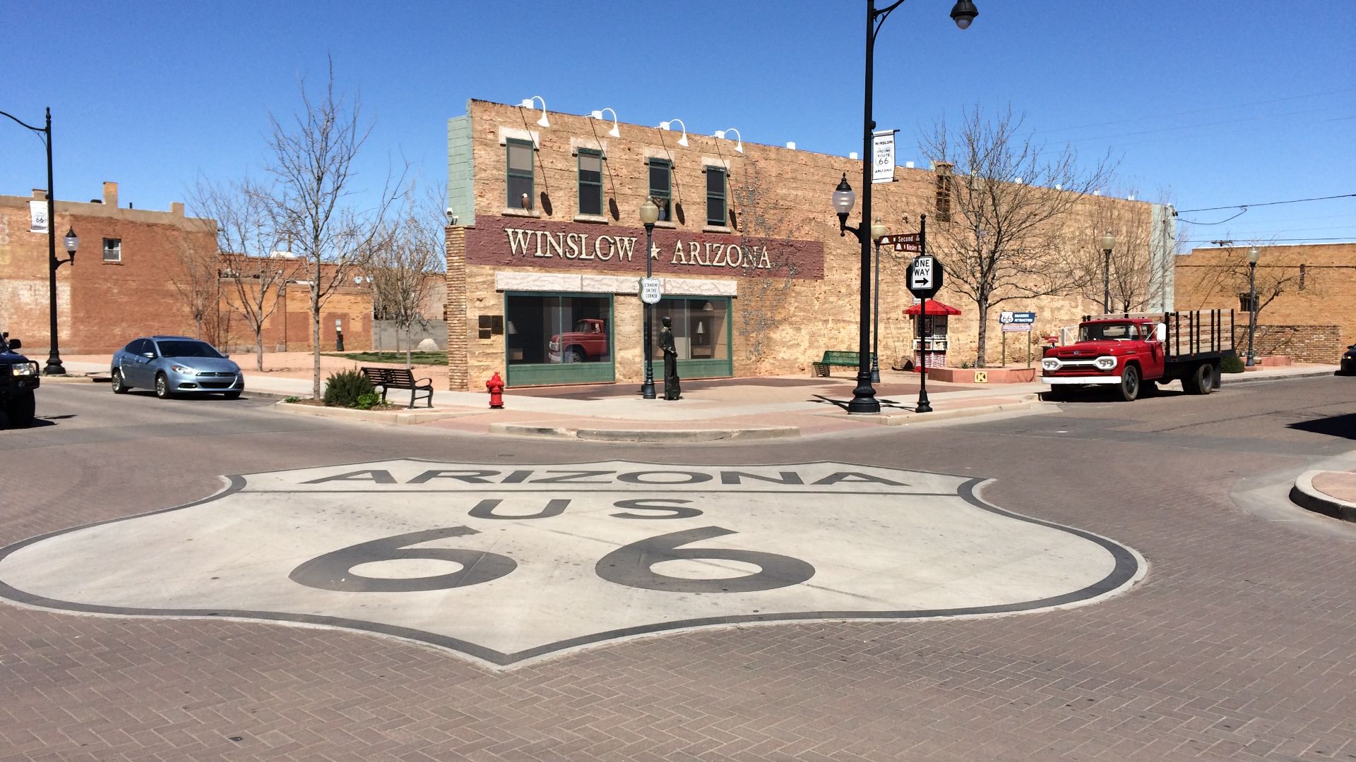 File:Arizona US 66 Standing on the Corner Park Winslow Arizona.jpg