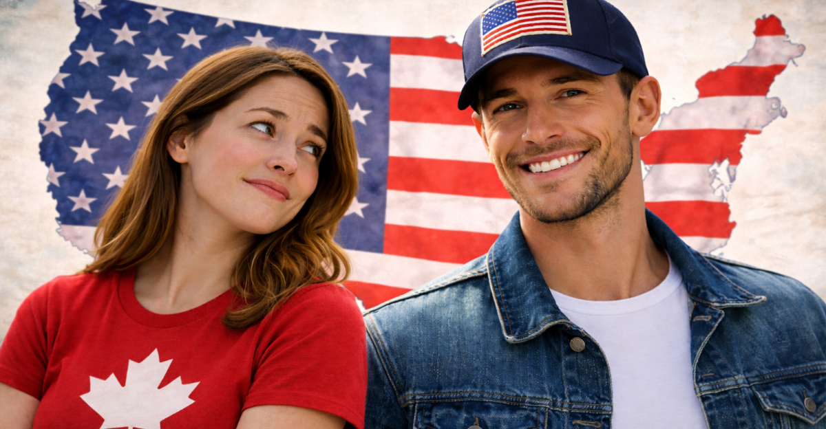 Canadian woman American Man