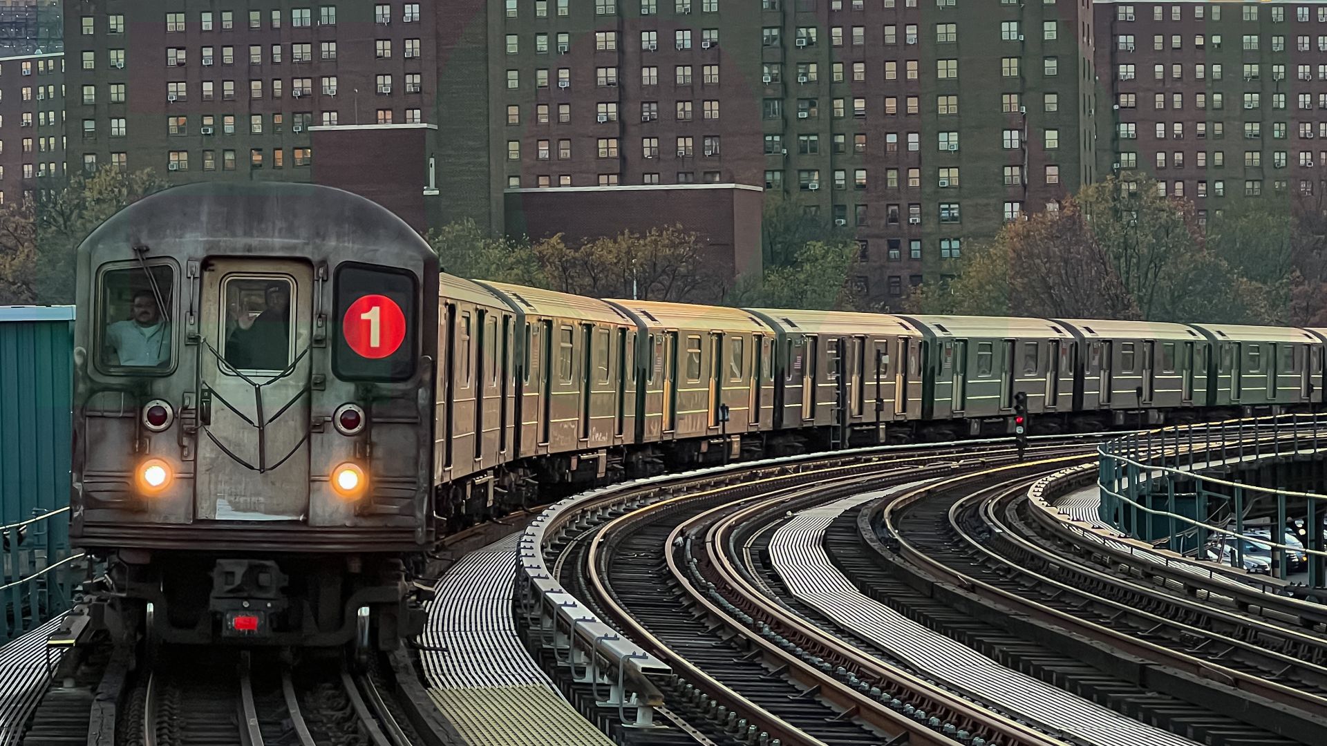 File:Bombardier R62A “1” Train arriving into 207th Street - November 2022.jpg