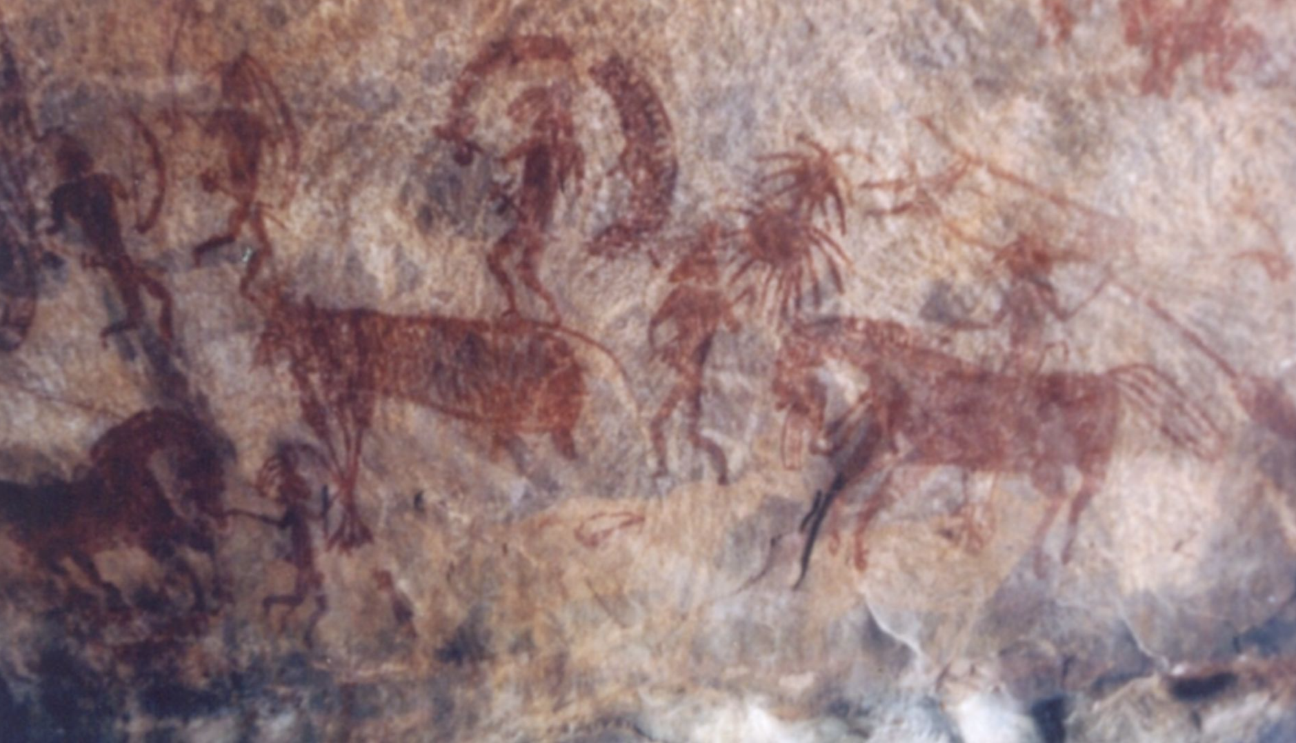 File:Bhimbetka rock paintng1.jpg