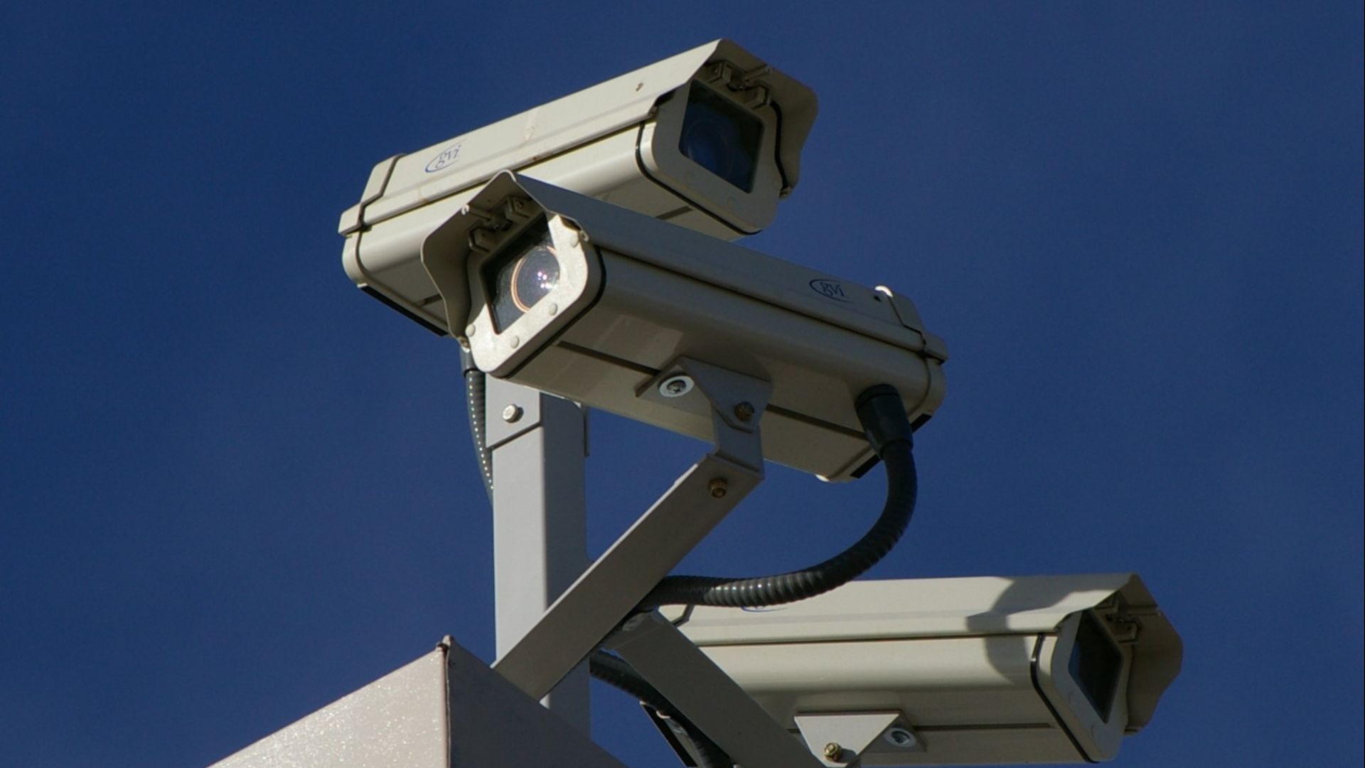 File:Three Surveillance cameras.jpg