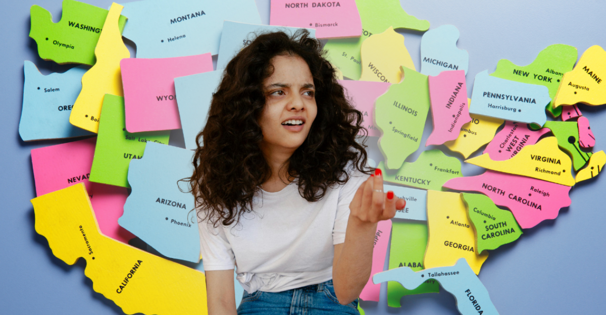 Portrait of Confused Woma