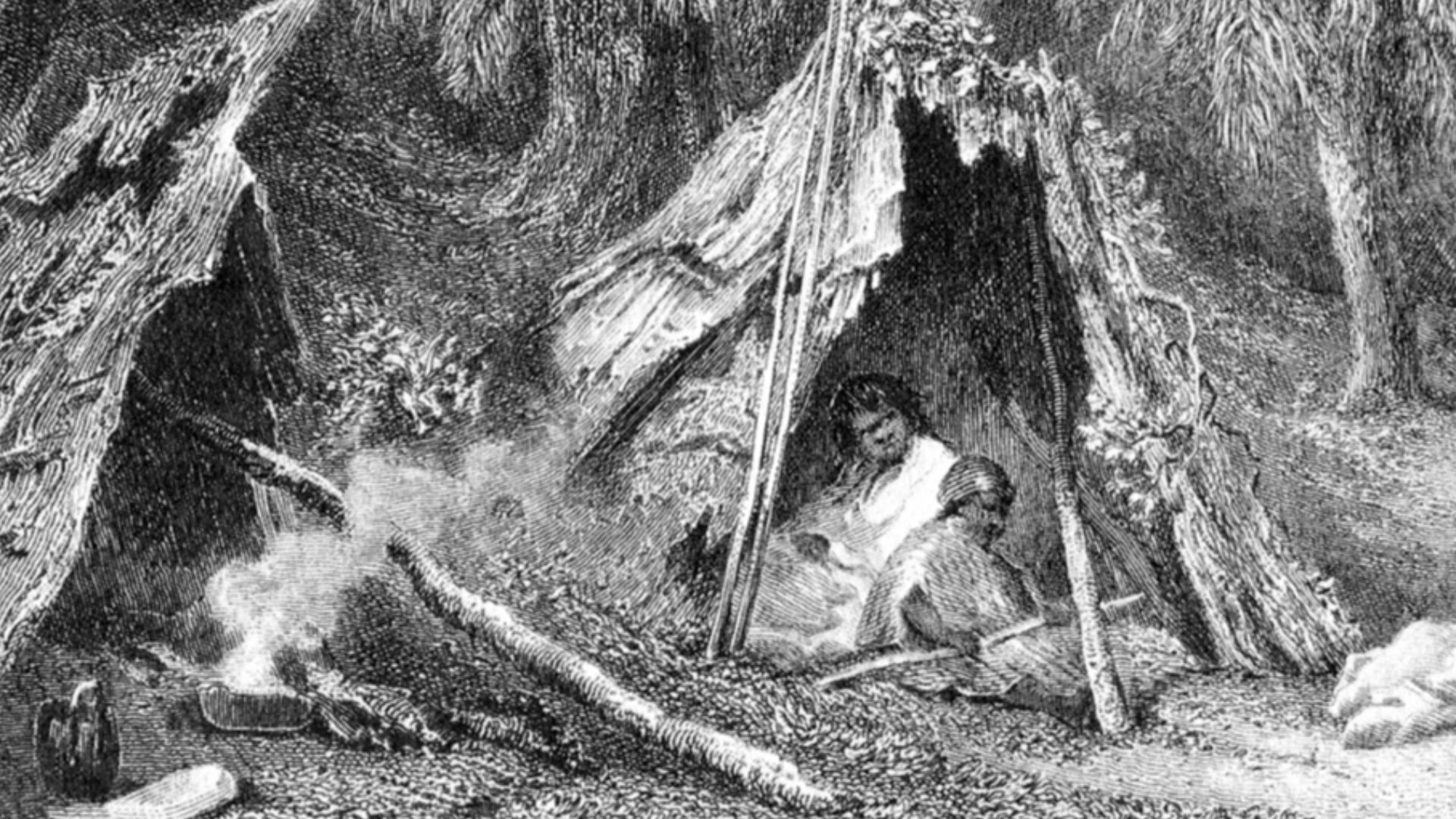 File:Native Encampment by Skinner Prout, from Australia (1876, vol II).jpg