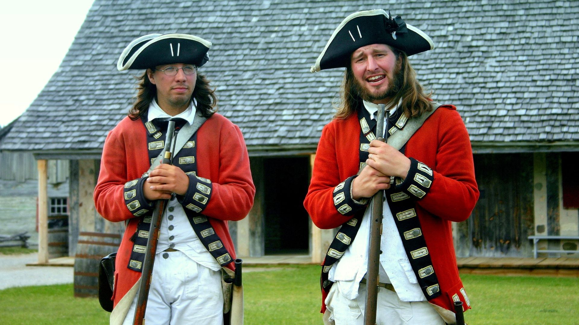 File:Reenacting in Fort Michilimackinac (Mackinaw City, MI, USA).jpg