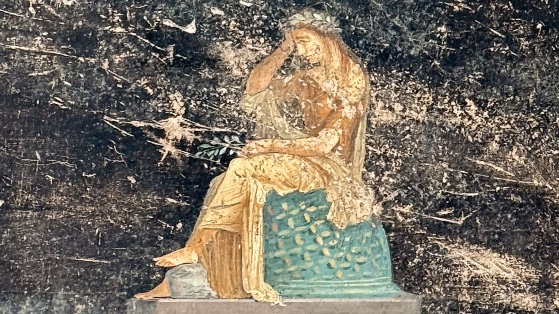 File:Fresco of Apollo and Cassandra from the newly excavated Black Room, Pompeii.jpg