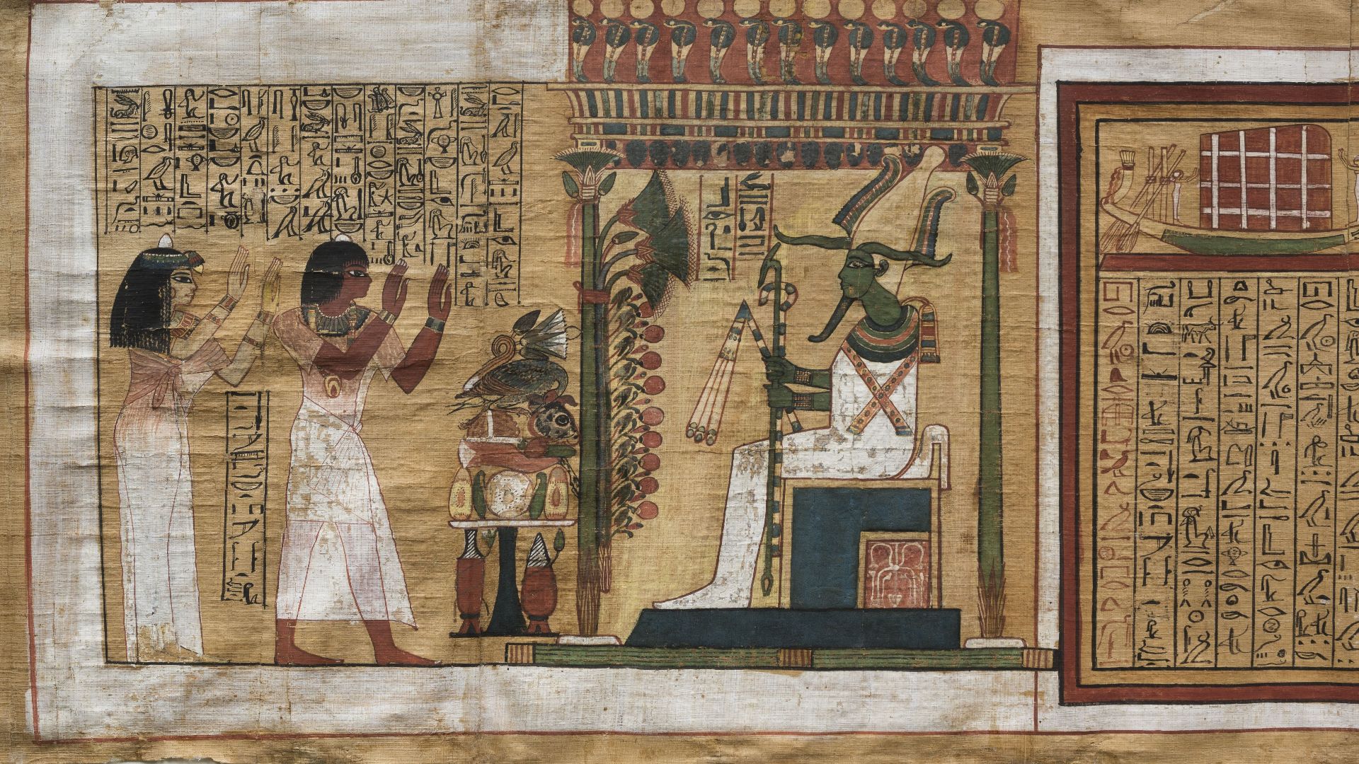 File:Book of the Dead of Kha, papyrus - Museo Egizio Turin S 8438 p02.jpg