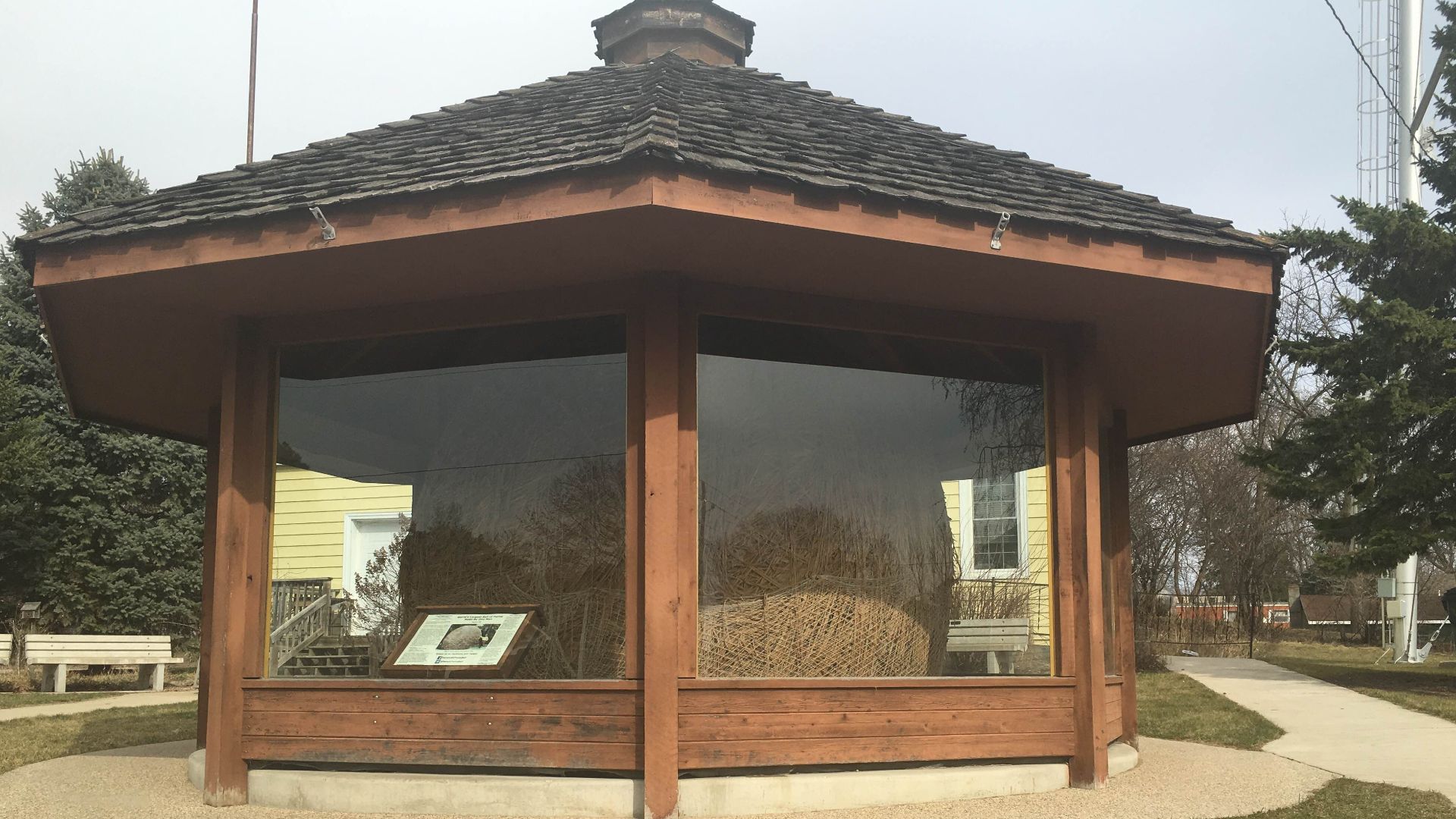 The largest ball of twine made by one man is located in Darwin, Minnesota. It was the topic of one of