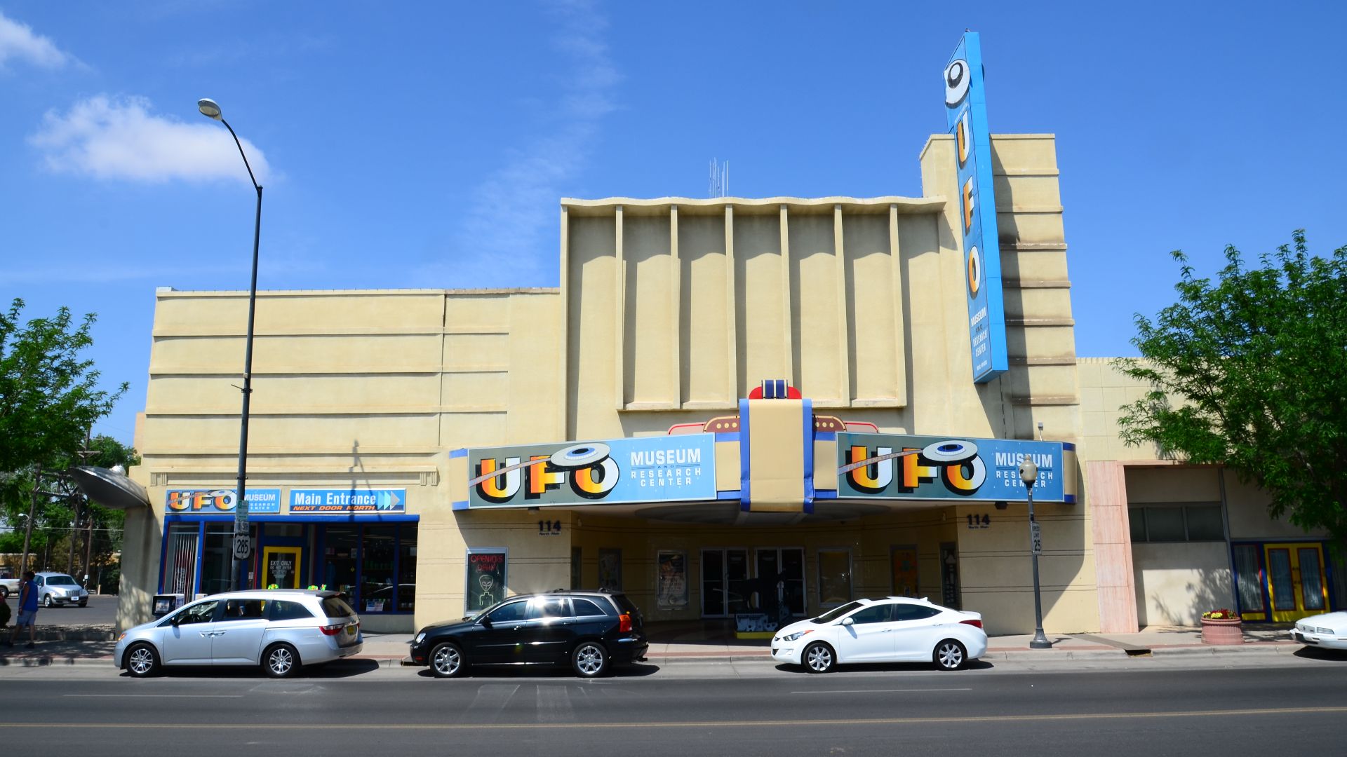 Het UFO Museum and Research Center in Roswell, New Mexico, USA