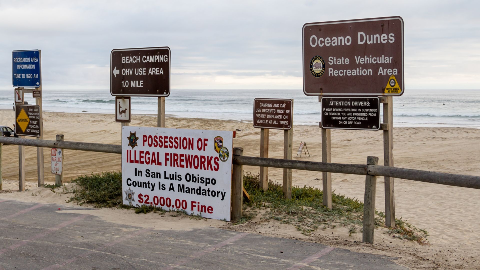 Beach near Pismo Beach, California, USA
