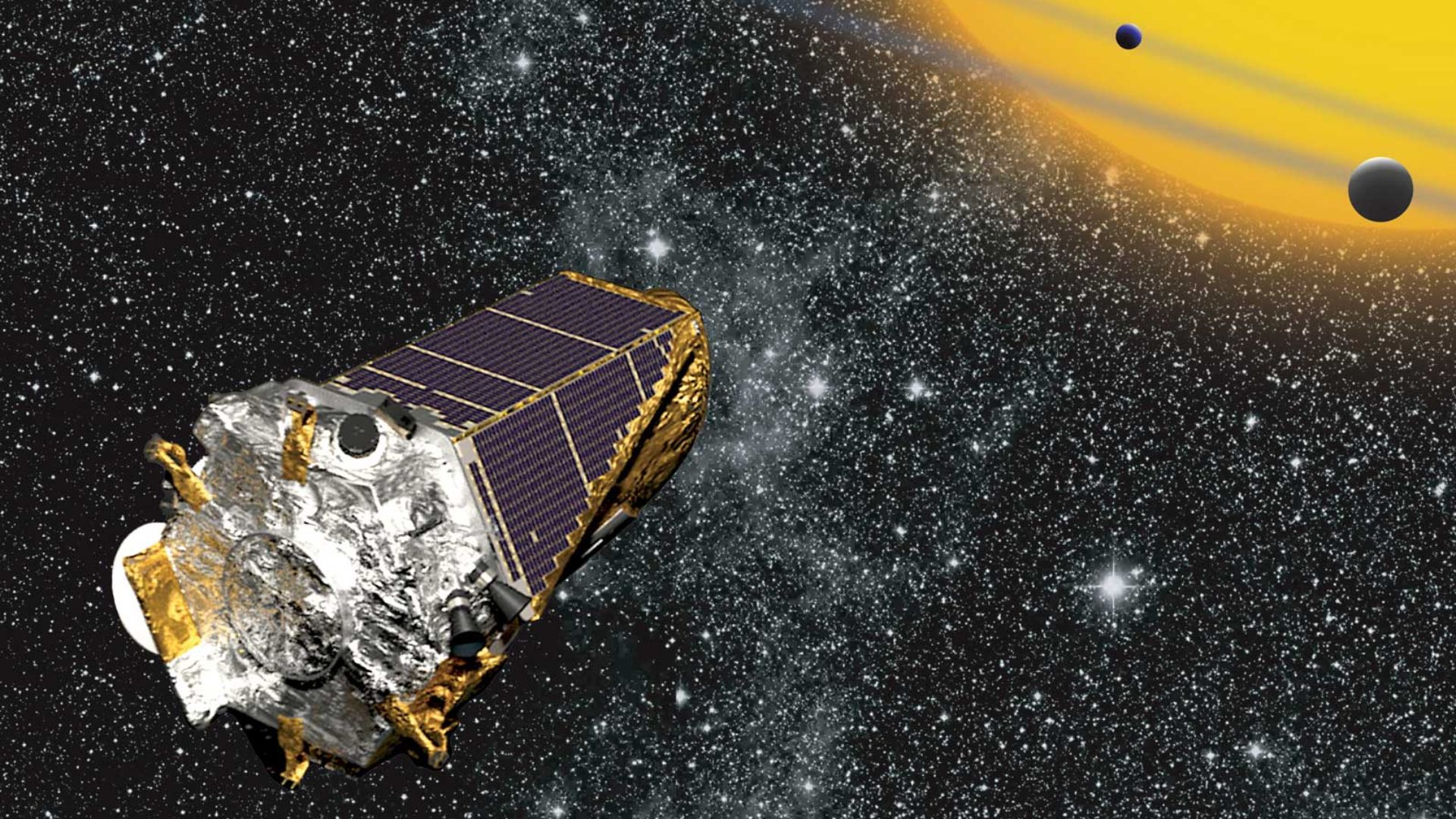 Kepler Mission Overview
NASA's Planet-hunting Kepler and K2 Missions Take Your Questions on Reddit
October 27, 2014
http://www.nasa.gov/ames/kepler/nasas-planet-hunting-kepler-and-k2-missions-take-your-questions-on-reddit
IMAGE:
Artist’s conception of the