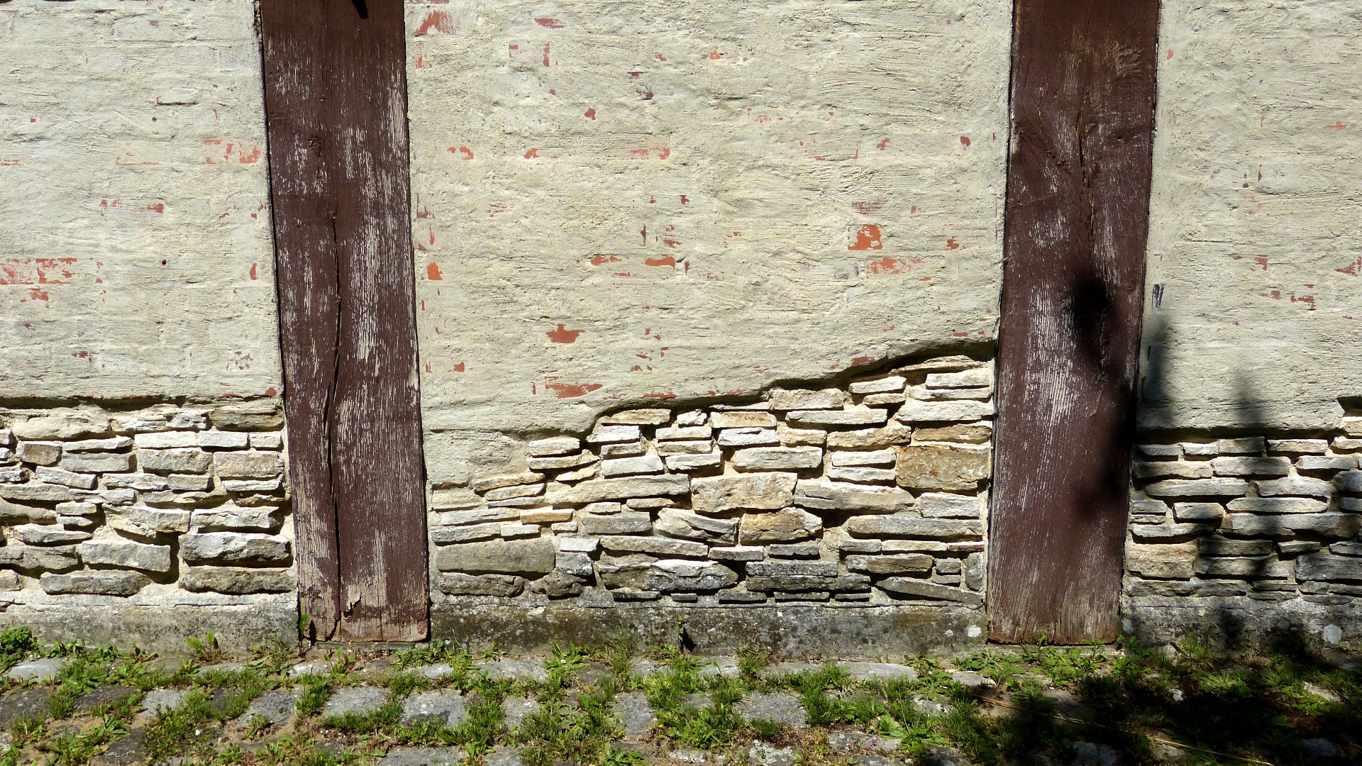 Kelheim ( Lower Bavaria ). Archaeological Museum: Rampart wall ( 1st century BC ) from the La Téne oppidum at Kelheim-Michelsberg.