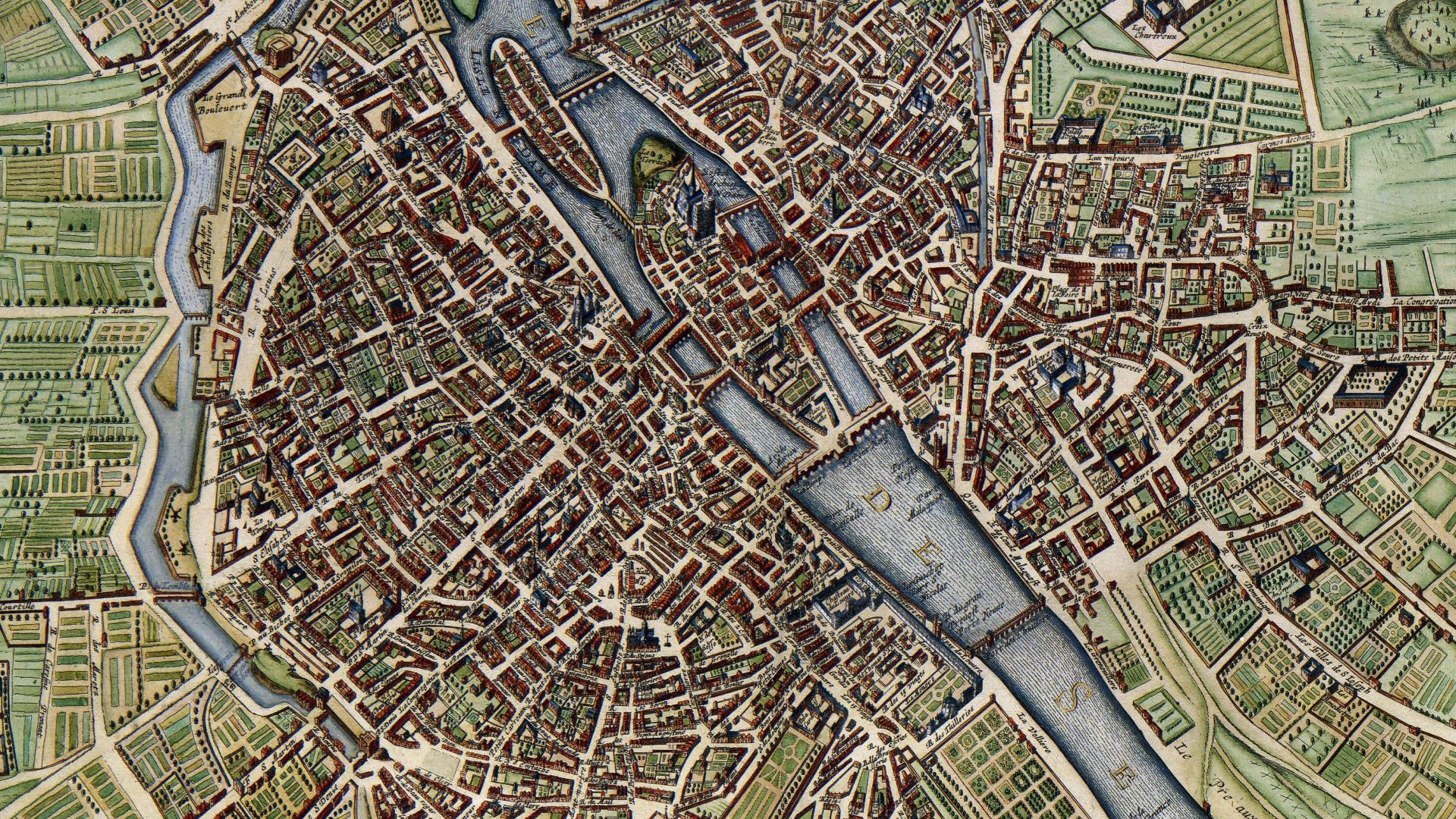 Map of Paris