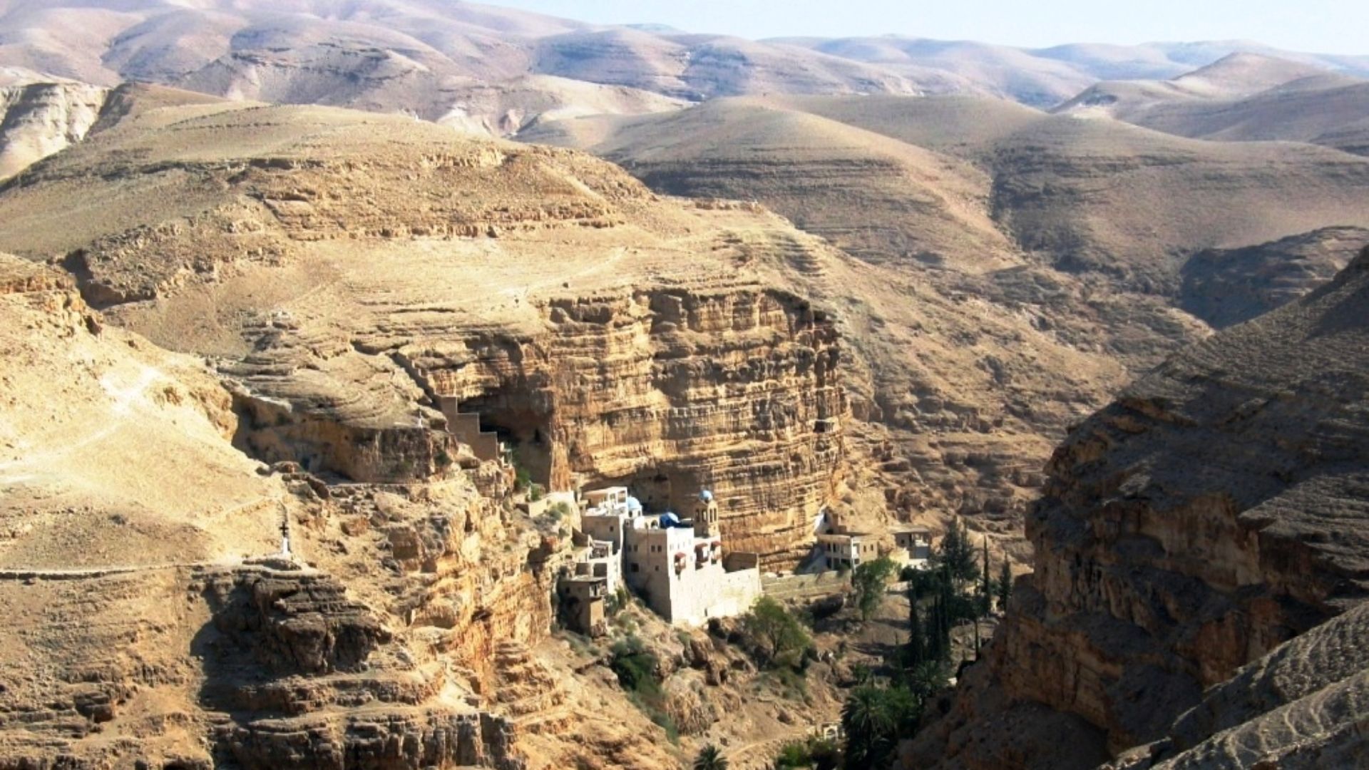 St. George monastry in Wadi Kelt, the Judean Desert