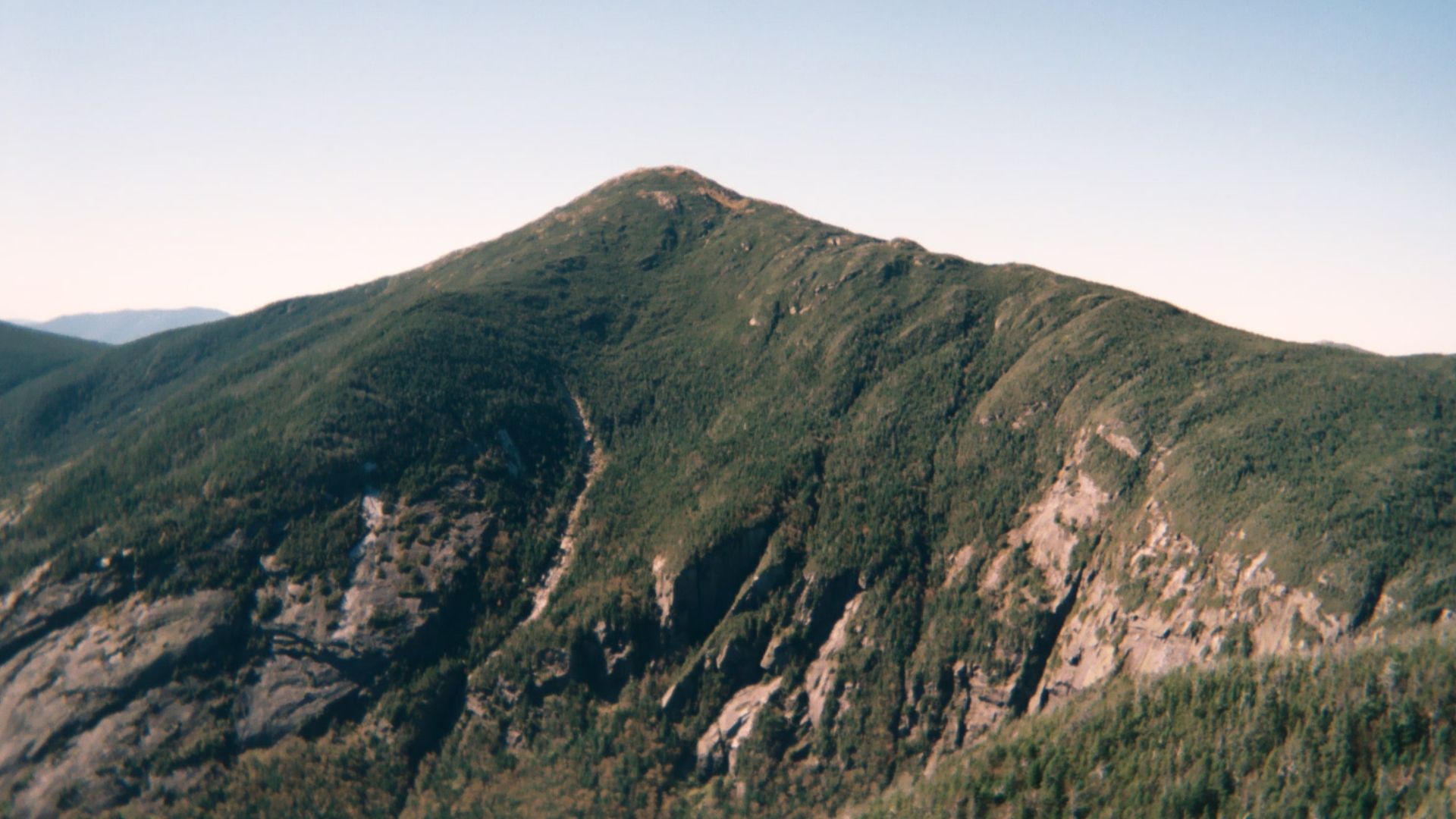 Mount Marcy in the Adirondacks mountain range, New York State, USA.  Photo taken from Mount Haystack, looking across Panther Gorge.
