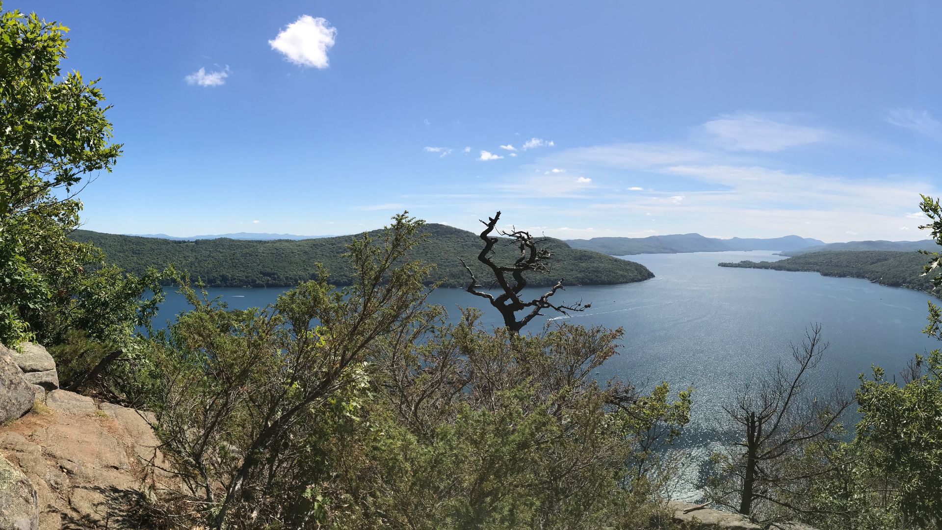 Above Cook's Bay, facing south