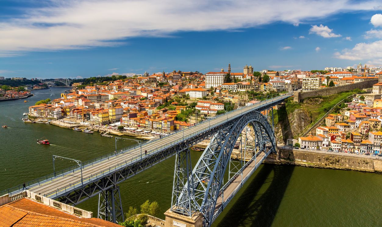 Porto with Dom Luis Bridge - Portugal