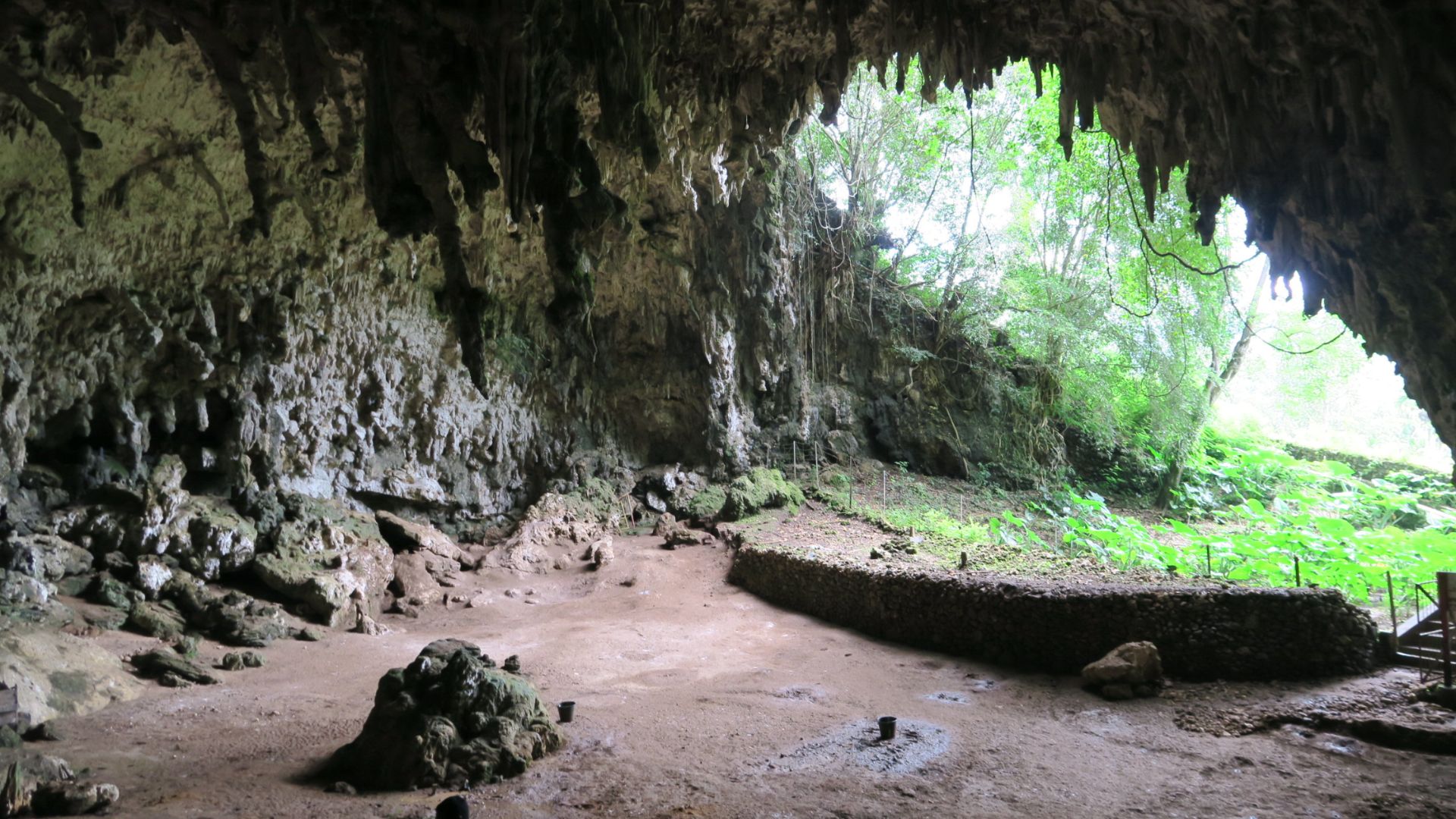 20160328122708 - The inside of the Liang Bua hobbit cave (homo floresiensis)