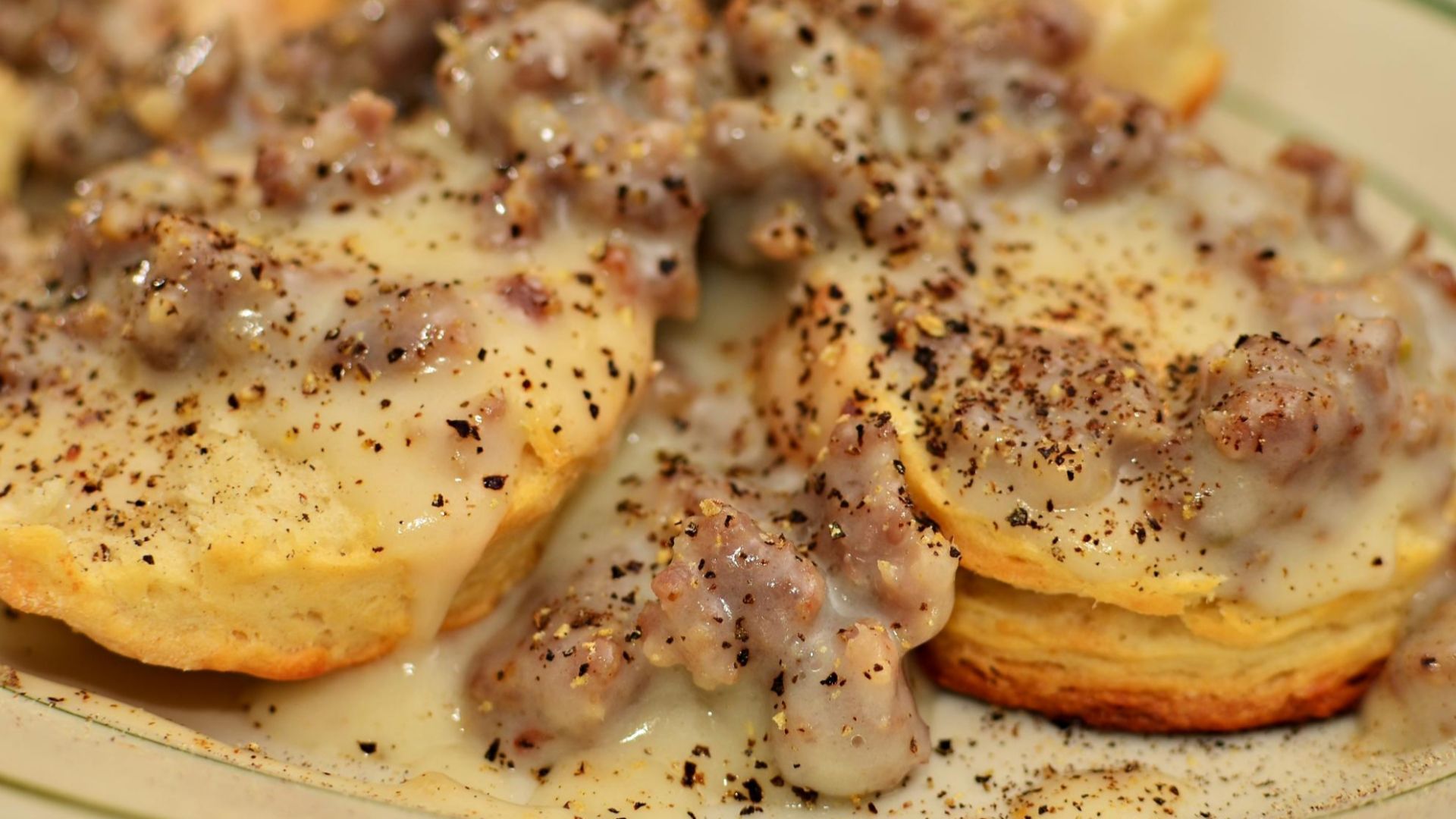 Mmm... Biscuits and sausage gravy