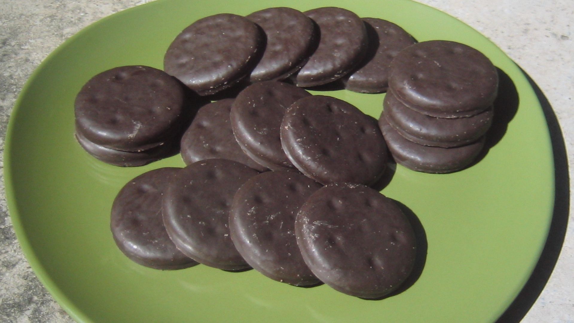 Girl Scout Thin Mint cookies