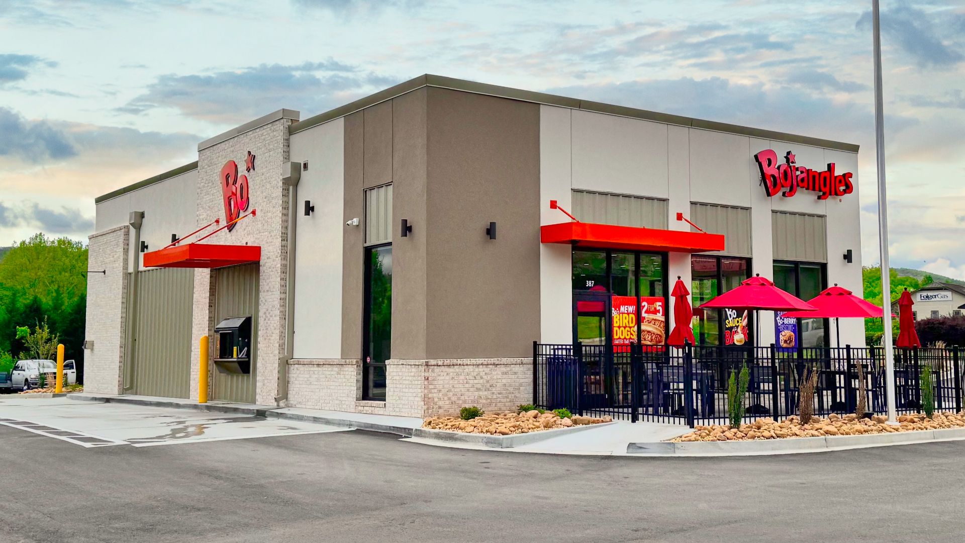 A Bojangles fast food restaurant in Hiawassee, Georgia, United States
