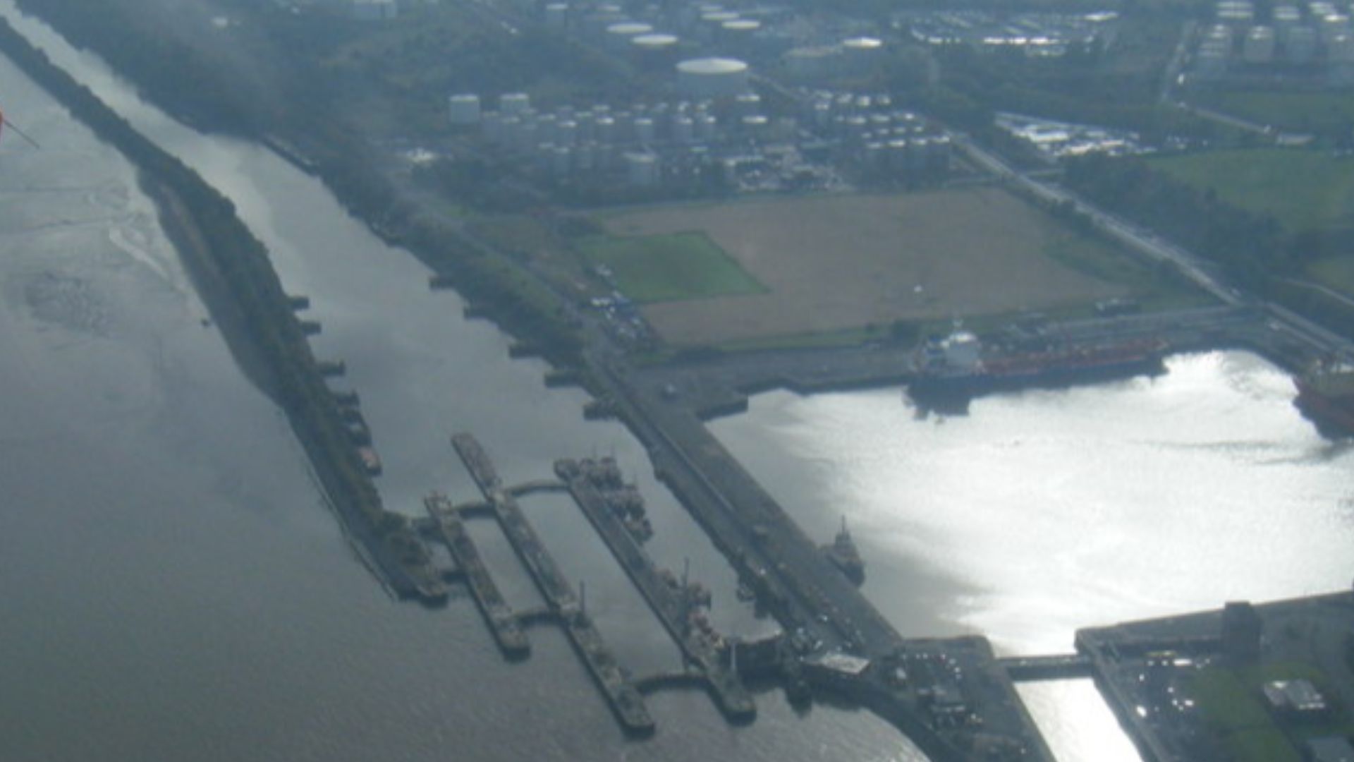 Eastham Locks and Manchester Ship Canal