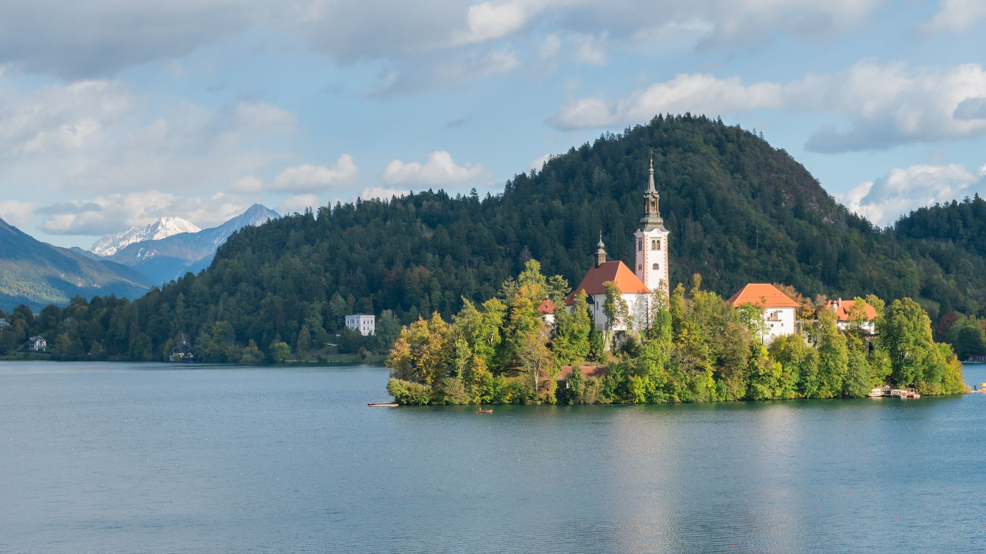 Bled Island in Bled, Upper Carniola, Slovenia