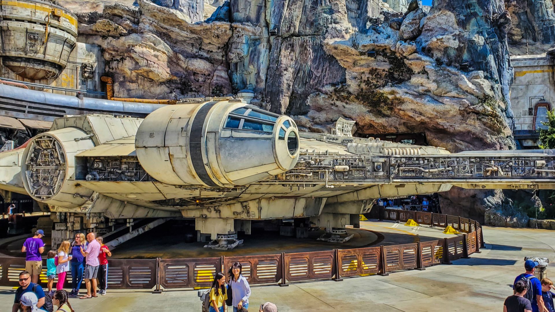 Millennium Falcon at Disneyland