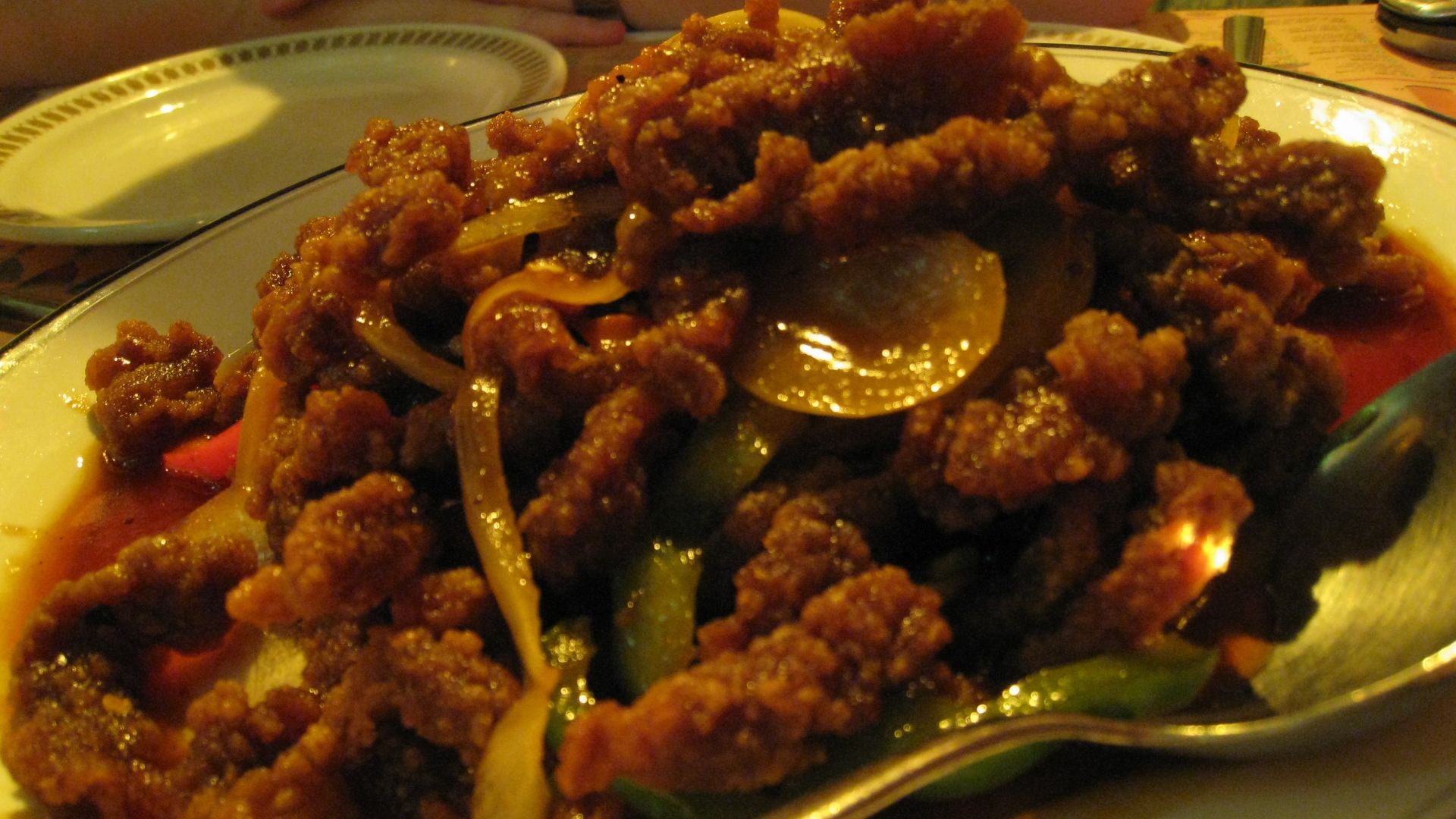 Calgary-style ginger beef