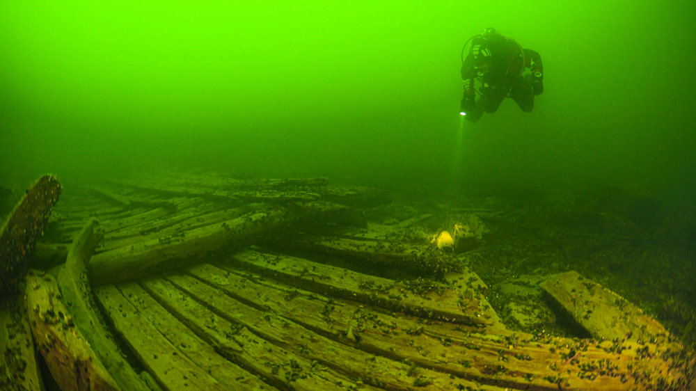 Wreck diving in the Baltic Sea