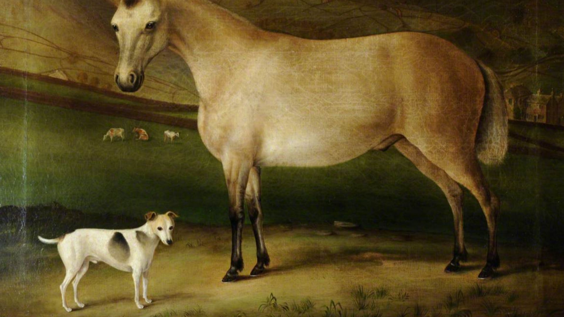 File:British School - Horse and Dogs - 201457 - National Trust.jpg