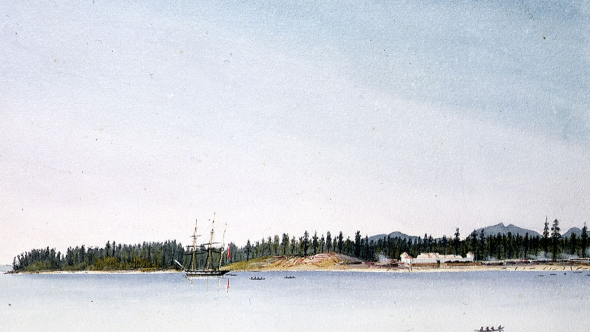 'Fort Rupert, Beaver Harbour, Vancouver's Island, July 23rd 1851' [Canada].