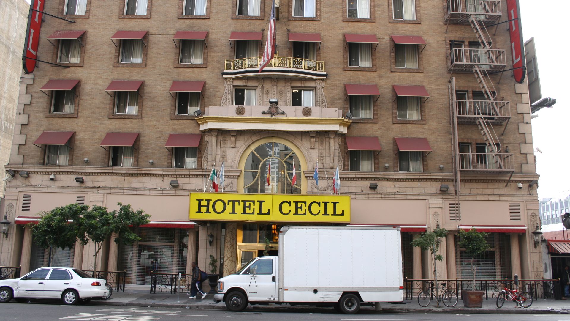 Cecil Hotel, 640 S. Main Street, Los Angeles, CA 90014.