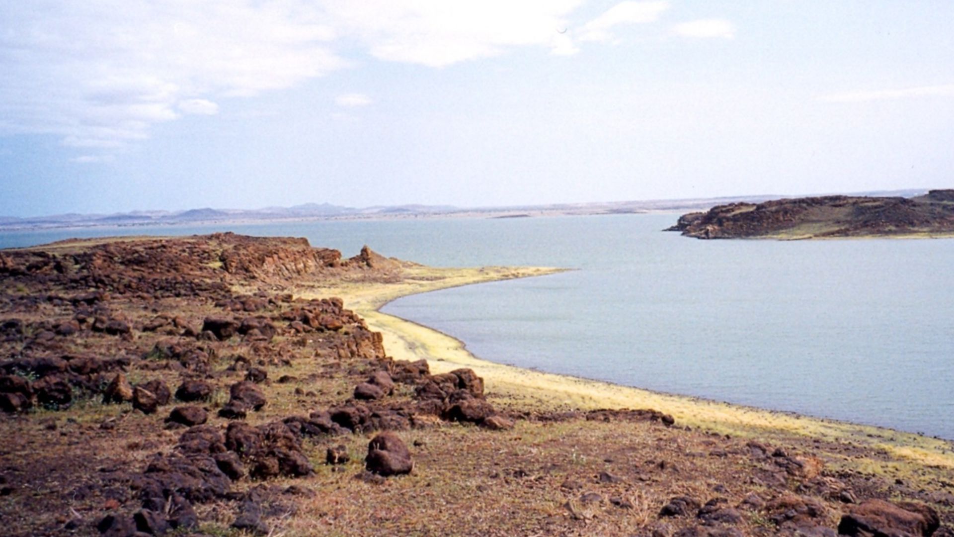 South Island of Lake Turkana, Kenya.