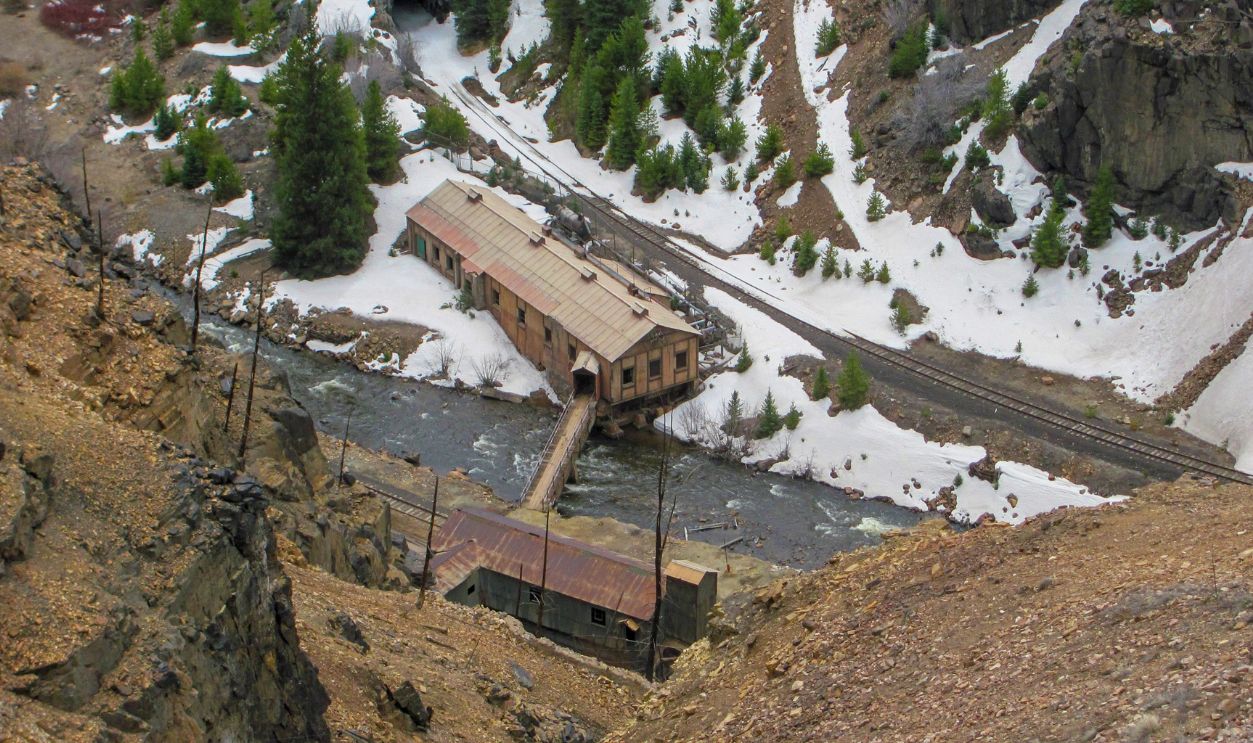 Old Mining buildings in Colorado