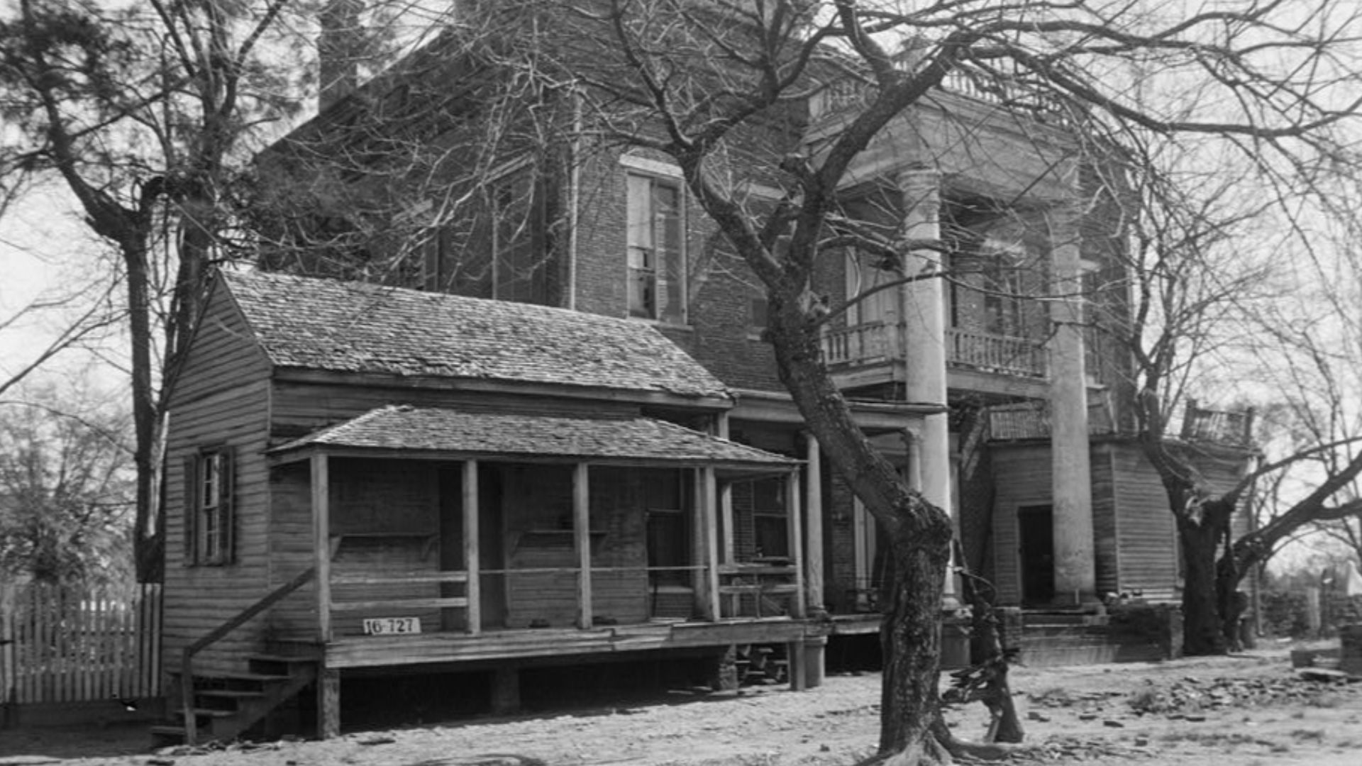 Kirkpatrick House, Oak Street, Cahaba, Dallas County, AL REAR VIEW. (The house burned in 1935.)