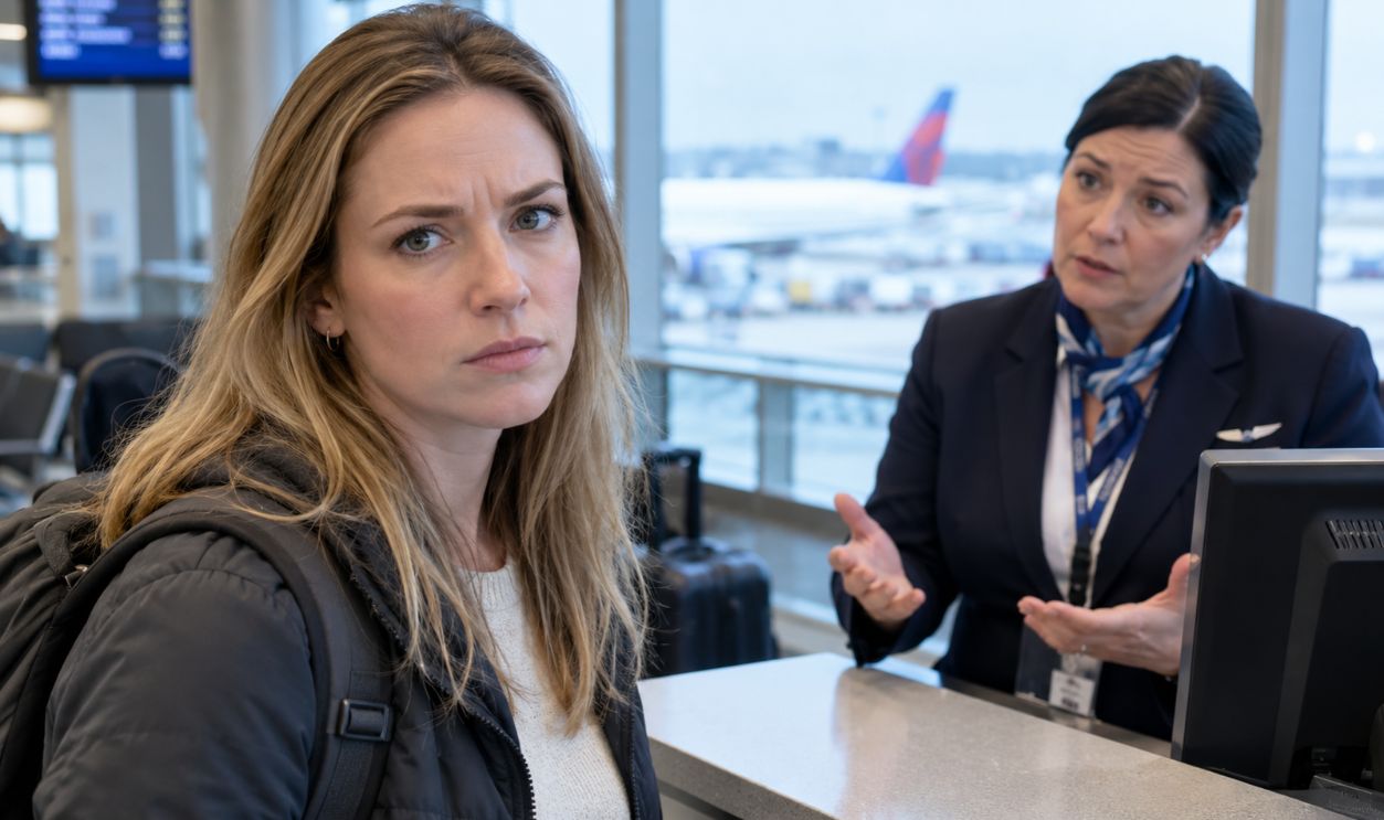 woman on Airport